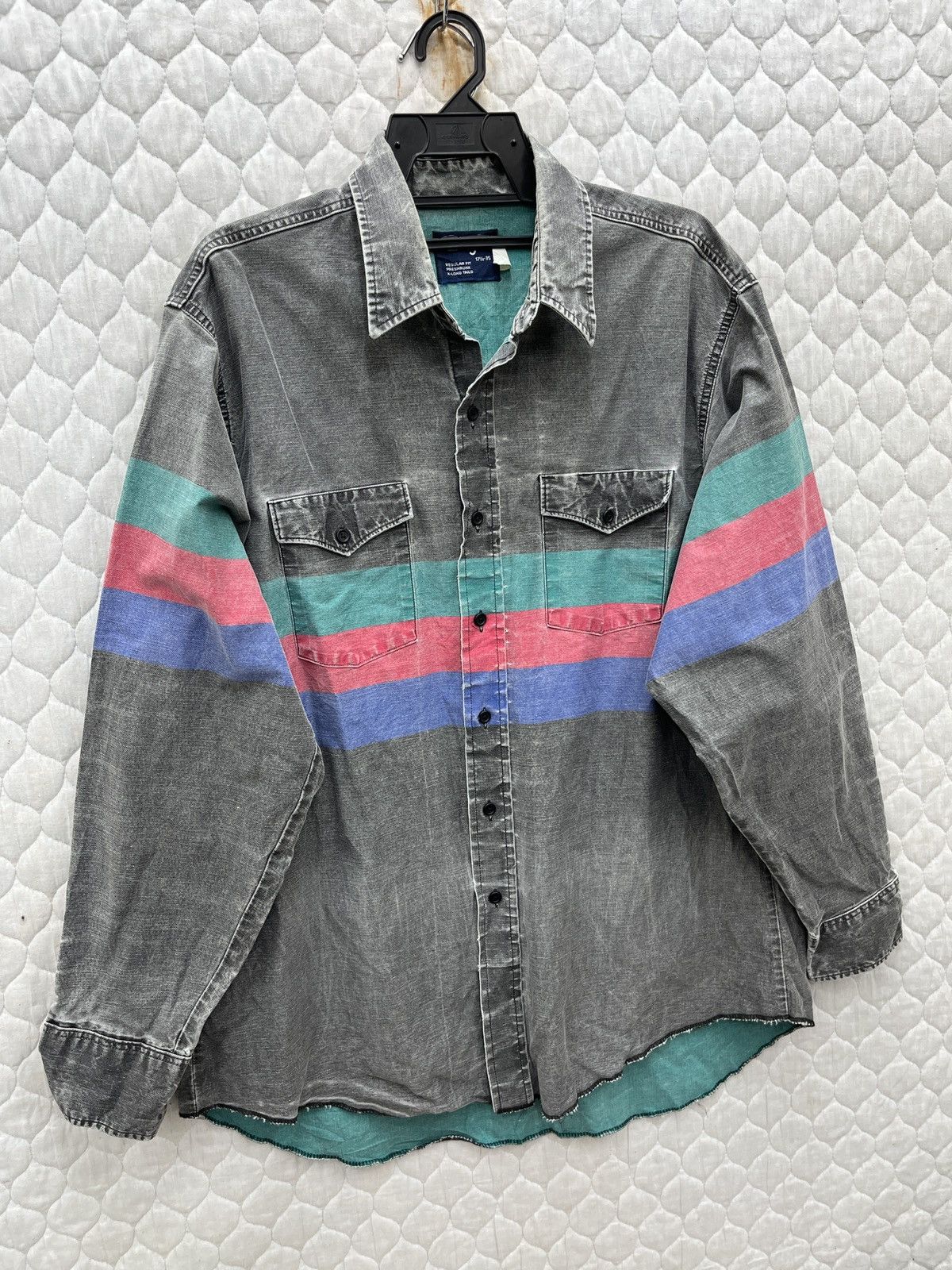 Wrangler 🔥🔥🔥ARCHIVE VINTAGE WRANGLER BRUSH POPPER SHIRTS Size US L / EU 52-54 / 3 - 2 Thumbnail