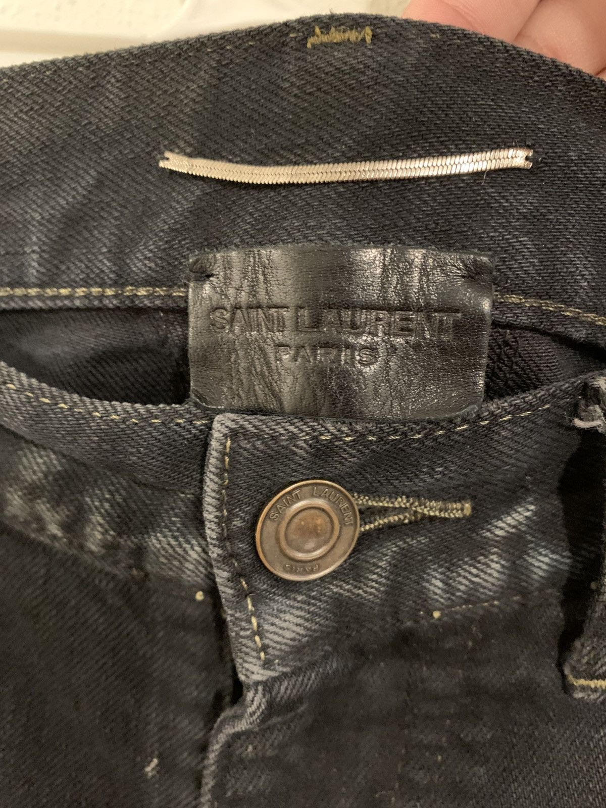 Saint Laurent Paris Saint Laurent fw13 oil spill denim Size US 29 - 5 Thumbnail