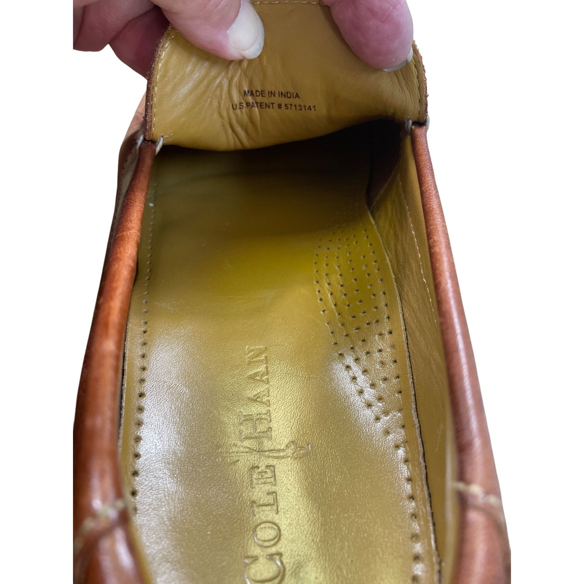 Cole Haan Cole Haan Mens Brown Leather Slip-On Loafers Dress Shoes Siz Size US 9.5 / EU 42-43 - 11 Thumbnail