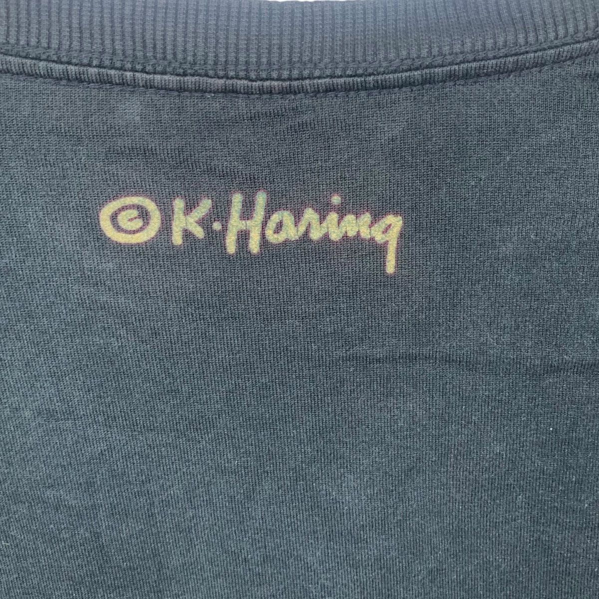 Uniqlo KEITH HARING x UNIQLO Dog Barking Natural Faded Tee Shirt Size US M / EU 48-50 / 2 - 6 Thumbnail