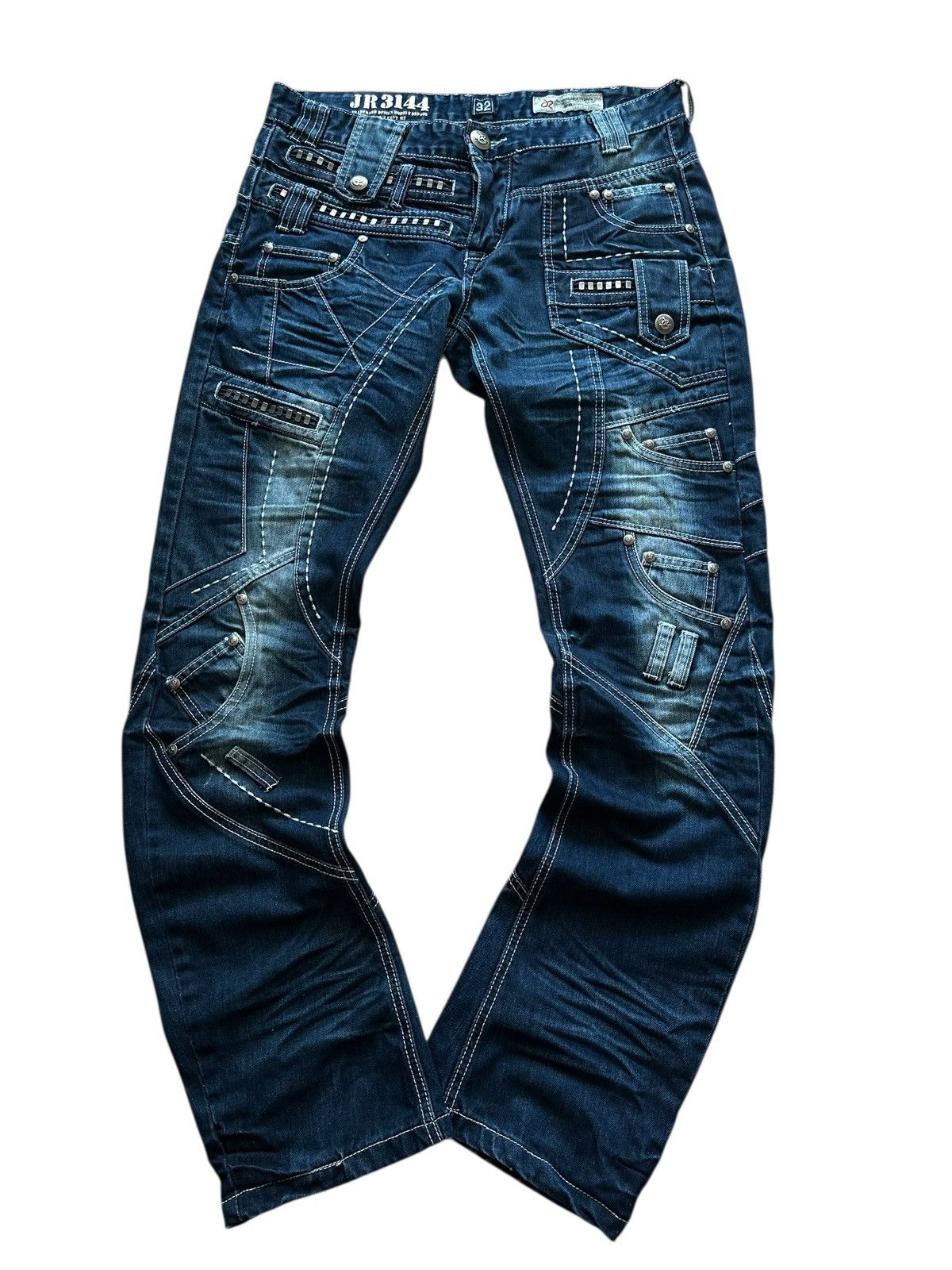 Other Jrag denim cyber japan style zipper faded pants archive punk Size US 32 / EU 48 - 1 Thumbnail