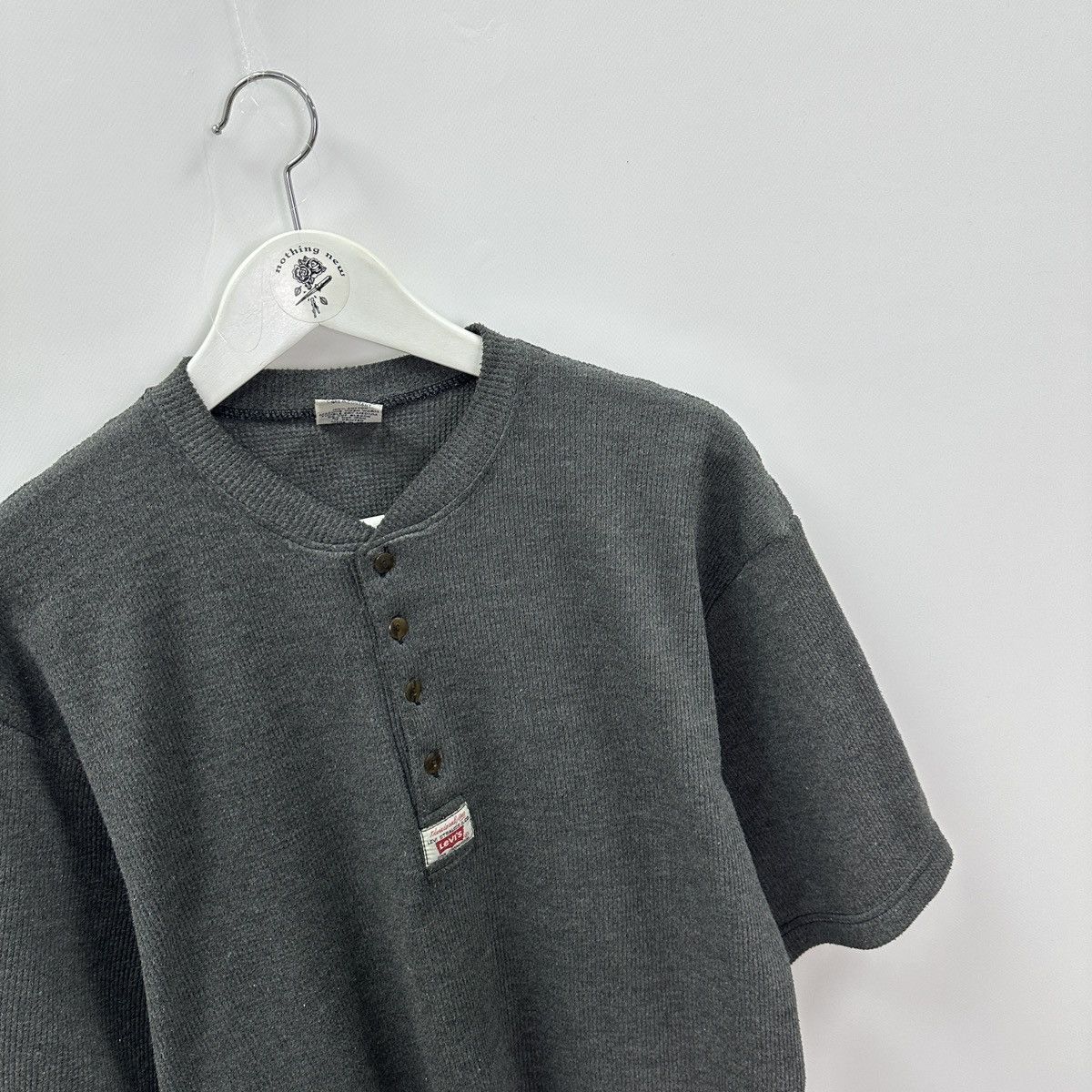 Levi's Vintage 90s Levis button up tee USA embroidered logo y2k 80s Size US L / EU 52-54 / 3 - 4 Thumbnail