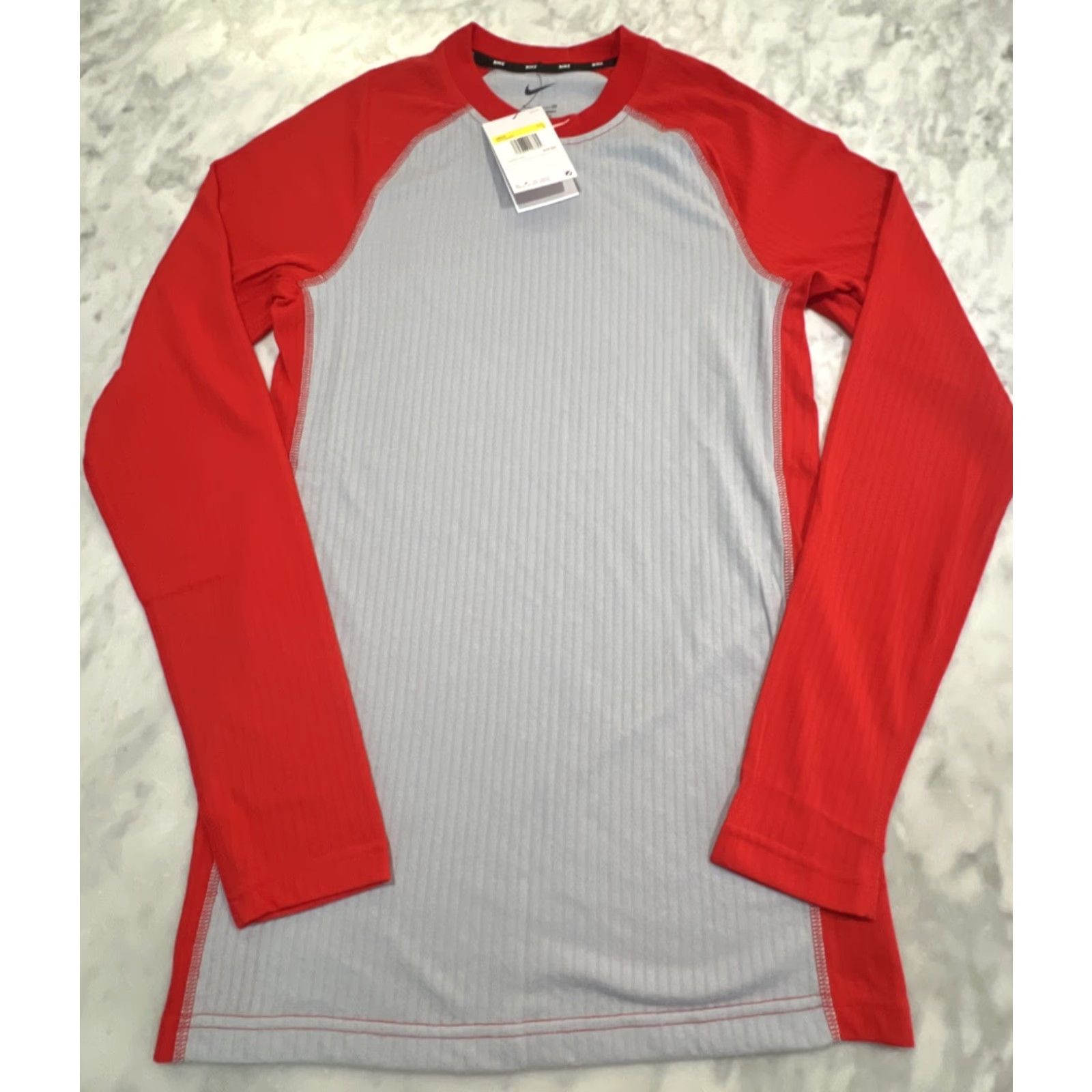 Nike Nike Dri-Fit Long Sleeve Baseball Shirt Men Small S DC7429-053 NWT Center Swoosh Size US S / EU 44-46 / 1 - 2 Thumbnail