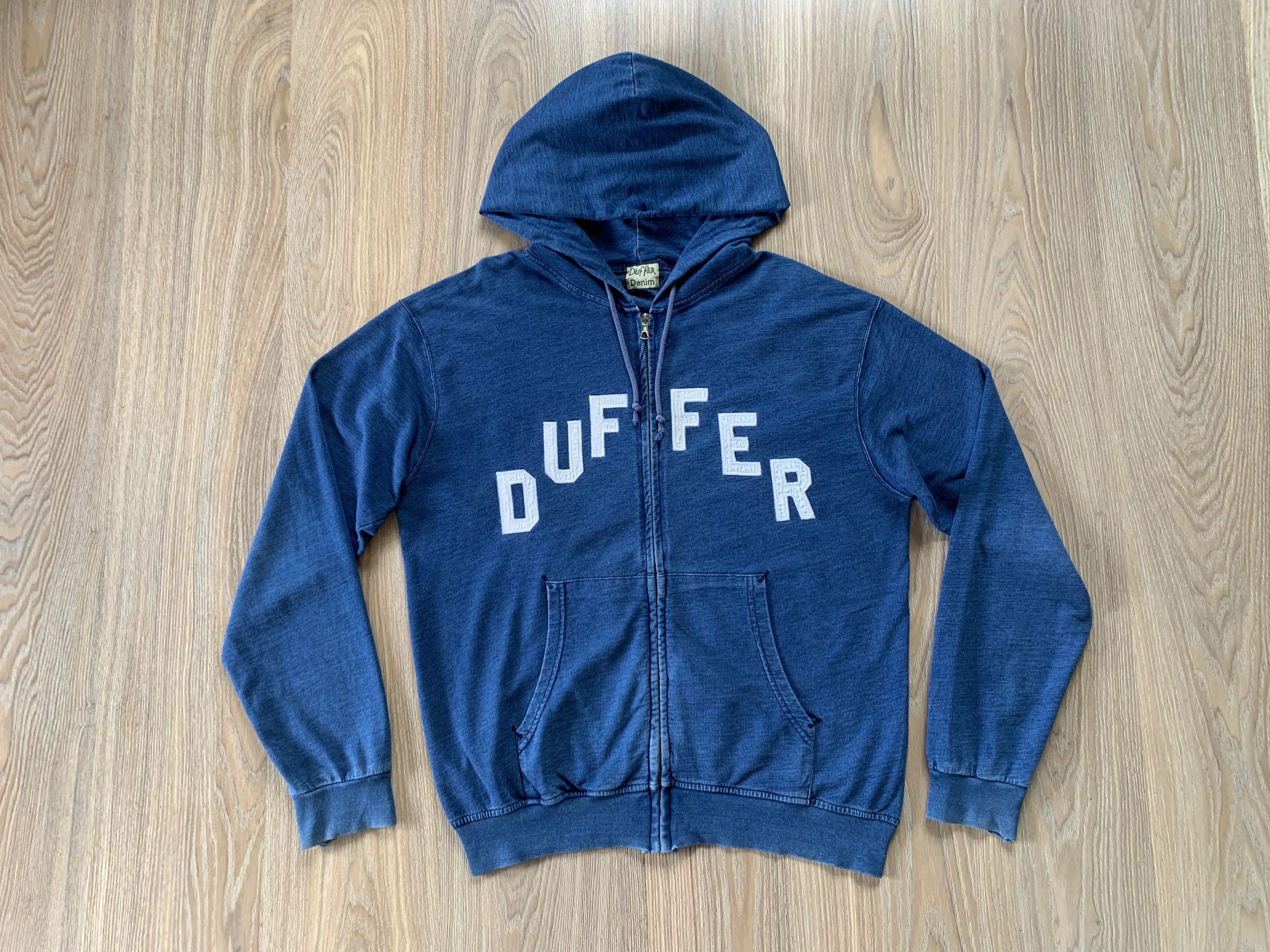 pupipara0302　The DUFFER of St.GEORGE Vintage Duffer of St. George Full Zip Biker Sweat Jacket
