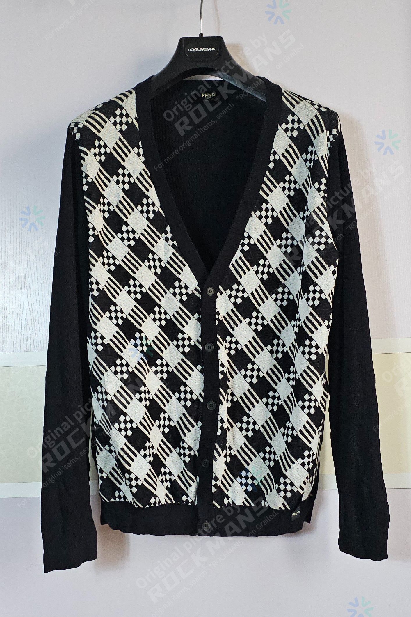 Fendi Fendi Men's Cardigan Size 50 Size US M / EU 48-50 / 2 - 1 Thumbnail