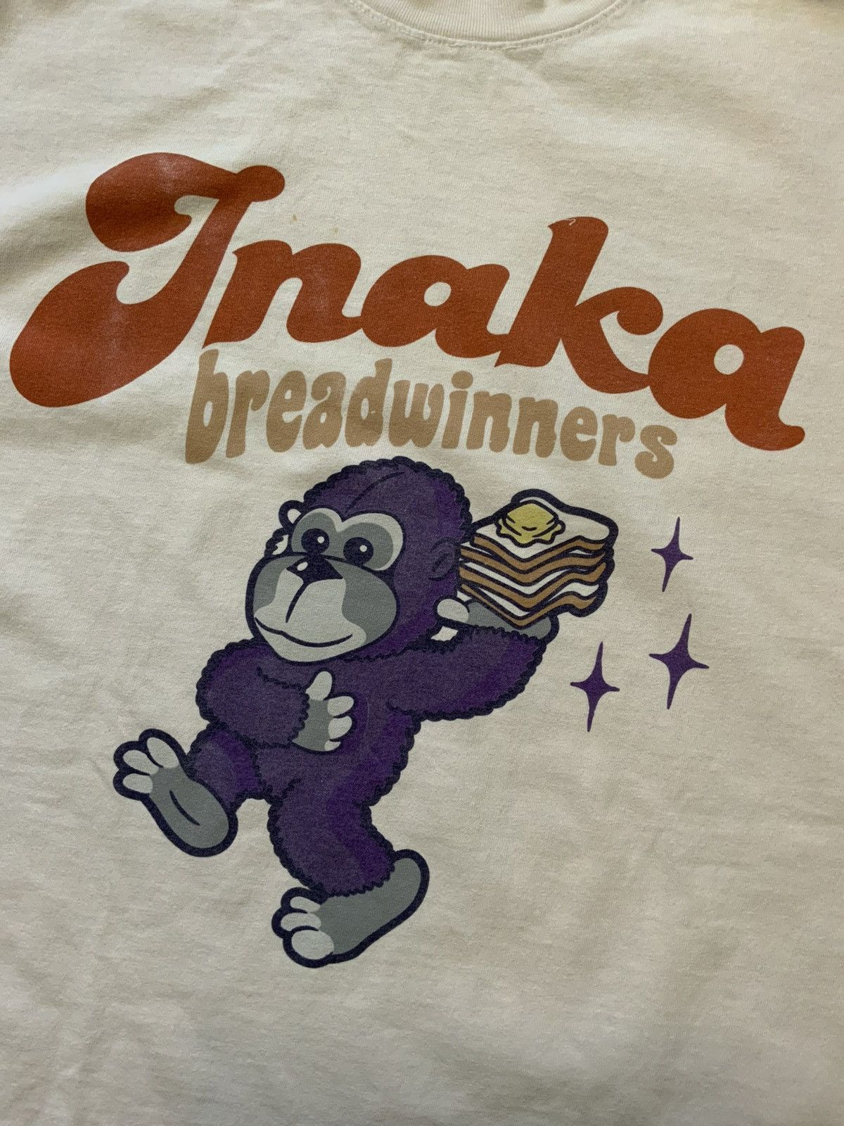 Other Inaka Power Breadwinners Purple Gorilla Graphic S/S T-Shirt Size US XL / EU 56 / 4 - 1 Thumbnail