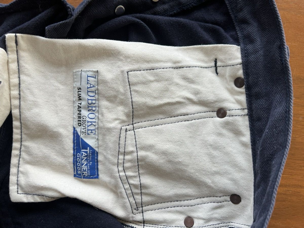 Tellason Ladbroke Grove Slim Tapered Navy Twill Size US 36 / EU 52 - 7 Thumbnail