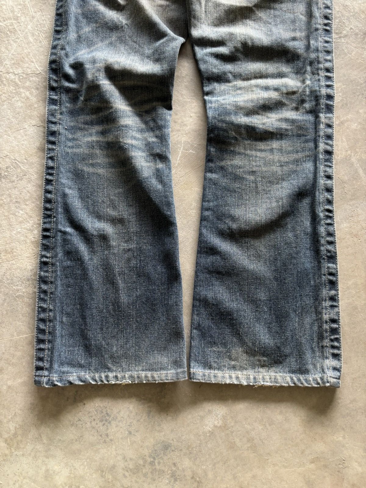 If Six Was Nine Flare Semantic design rusty japanese jeans punk grunge style Size US 34 / EU 50 - 21 Thumbnail
