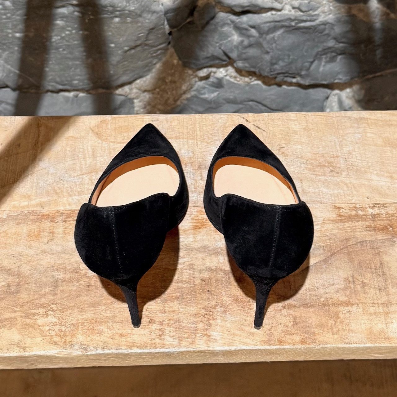 Christian Louboutin Christian Louboutin Black Suede Corneille 100 Pumps Size US 8 / IT 38 - 6 Thumbnail