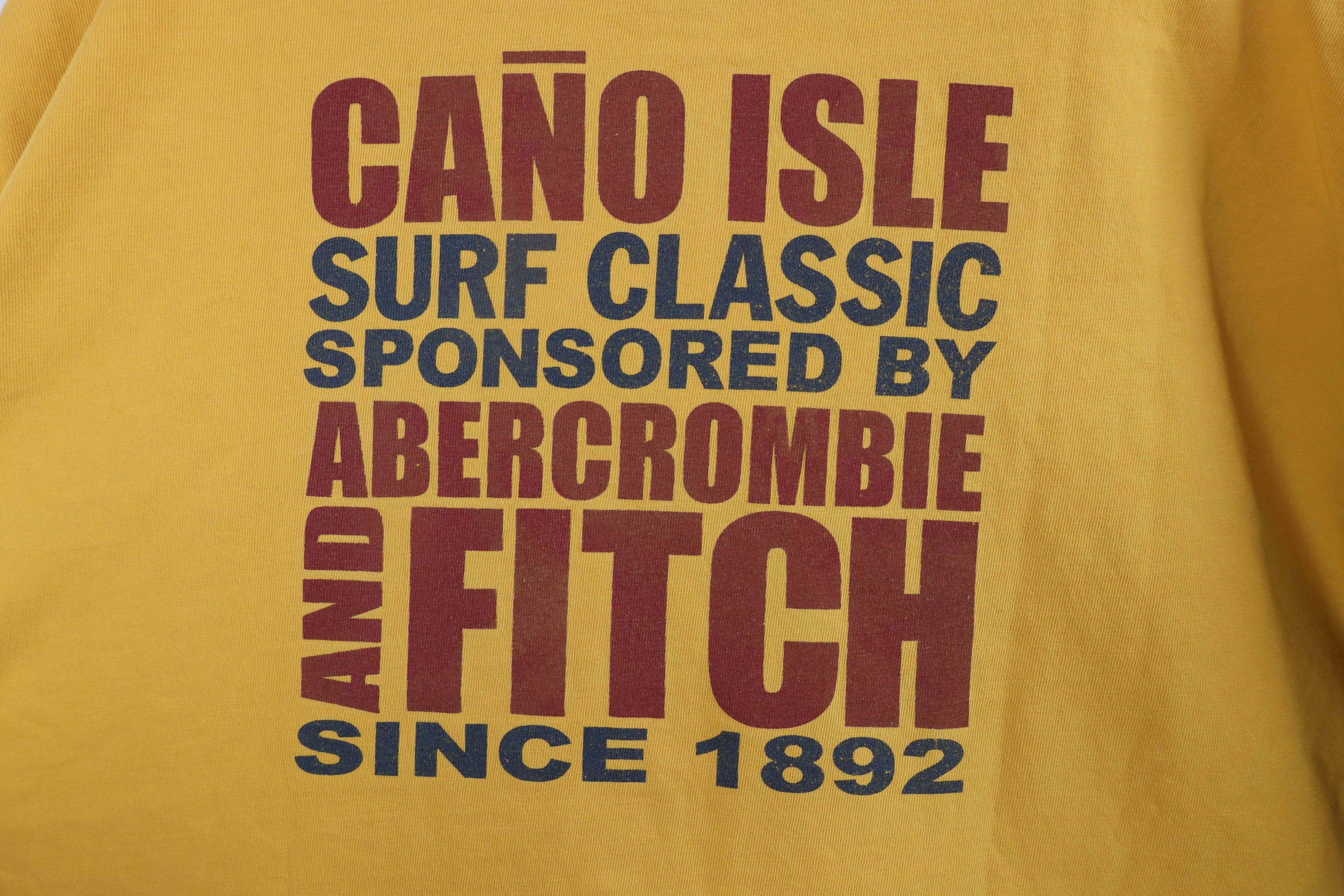 Abercrombie & Fitch × Vintage Vintage 90s Abercrombie & Fitch Out Block Letter T-Shirt Size US L / EU 52-54 / 3 - 10 Thumbnail