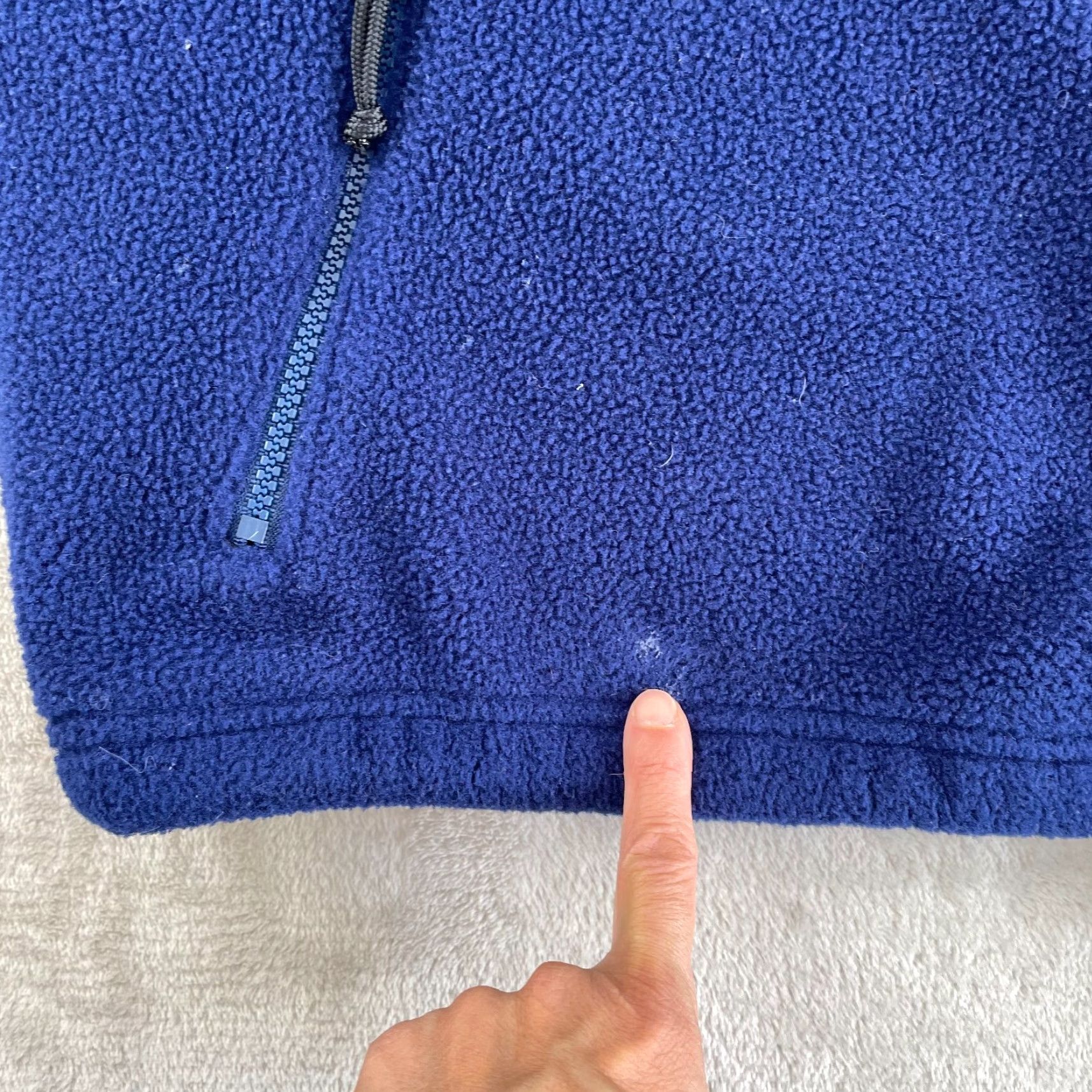 Vintage VINTAGE LL Bean Mountain Deep Pile Fleece Jacket Blue Men XL Full Zip 90's Logo Size US XL / EU 56 / 4 - 5 Thumbnail