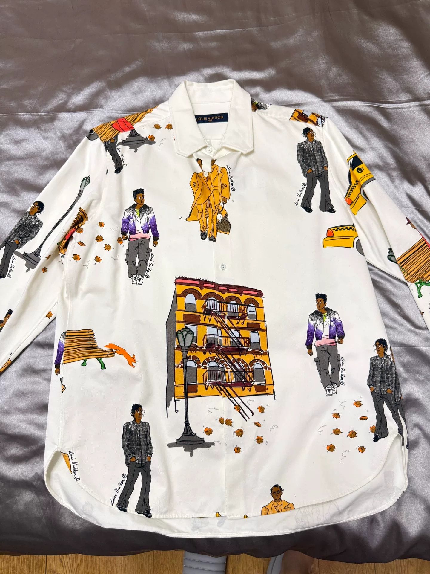 Louis Vuitton louis vuitton graphical denim shirt jacket Size US XL / EU 56 / 4 - 1 Thumbnail