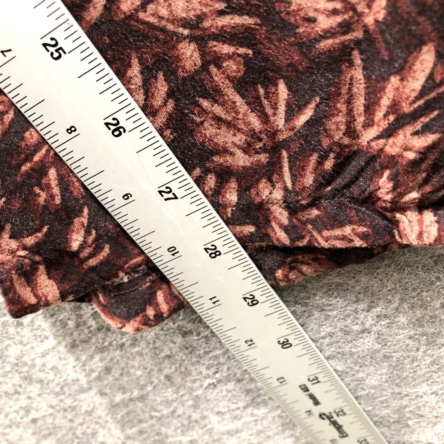 Uniqlo Uniqlo Pajama Pants Womens L Rayon Brown Palm Print Lounge Lightweight Tropical Size 36" / US 14 / IT 50 - 7 Thumbnail