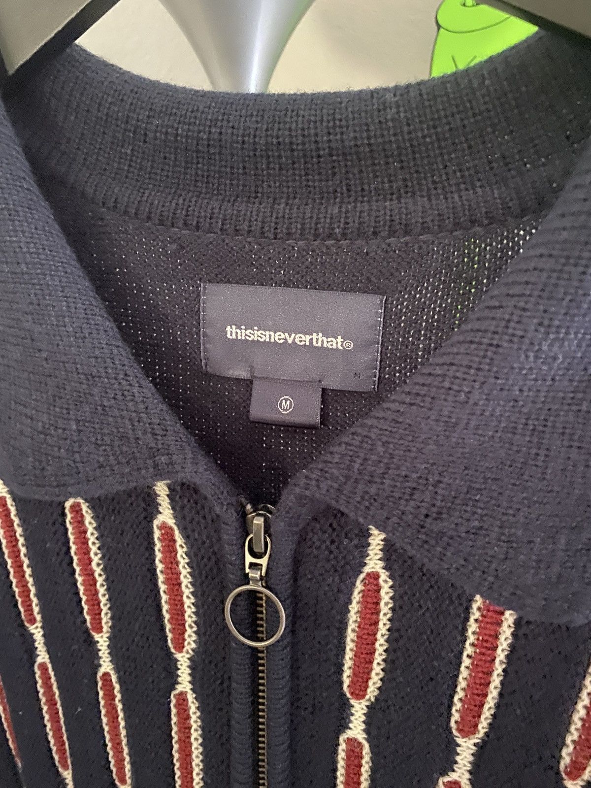 thisisneverthat Thisisneverthat Chain Zip Up Polo Size US M / EU 48-50 / 2 - 3 Thumbnail