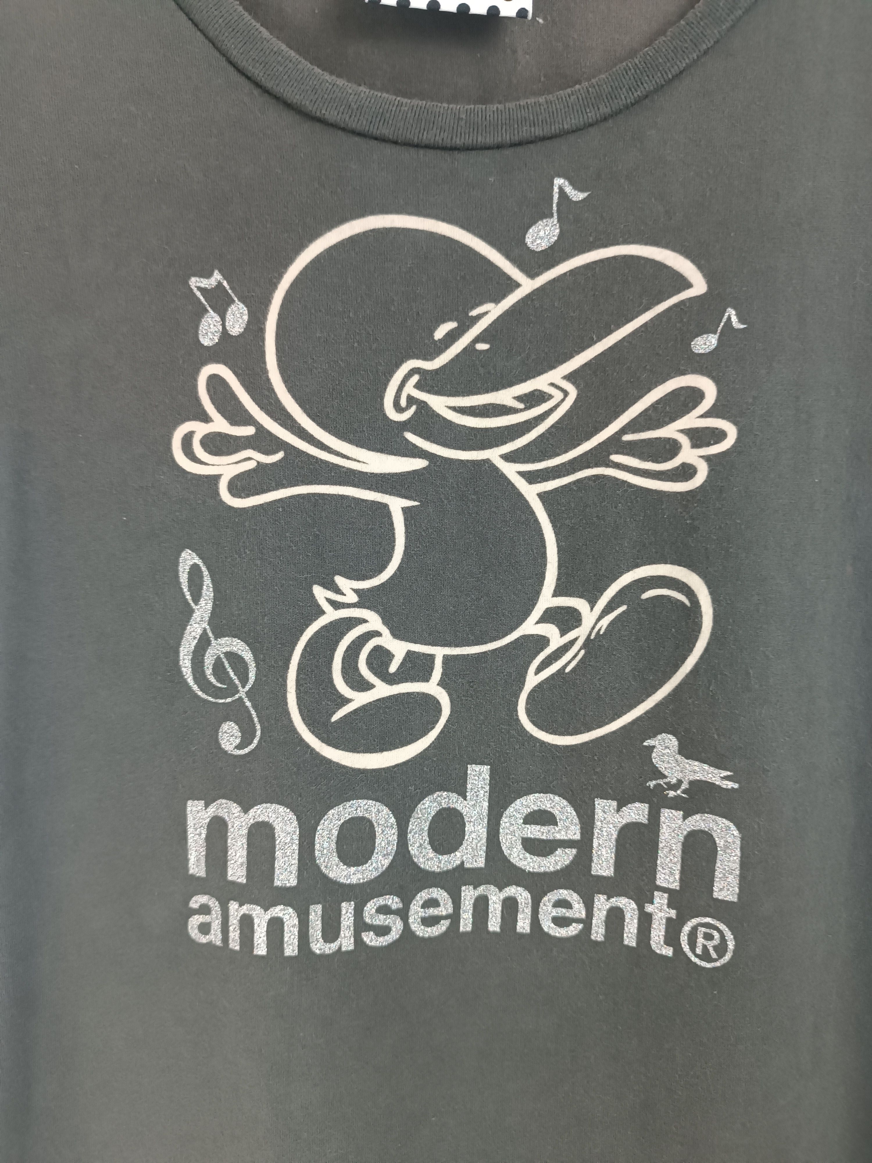 Japanese Brand VINTAGE MODERN AMUSEMENT BIG LOGO TEE IN THE ATTIC LGB BEAST Size M / US 6-8 / IT 42-44 - 7 Thumbnail