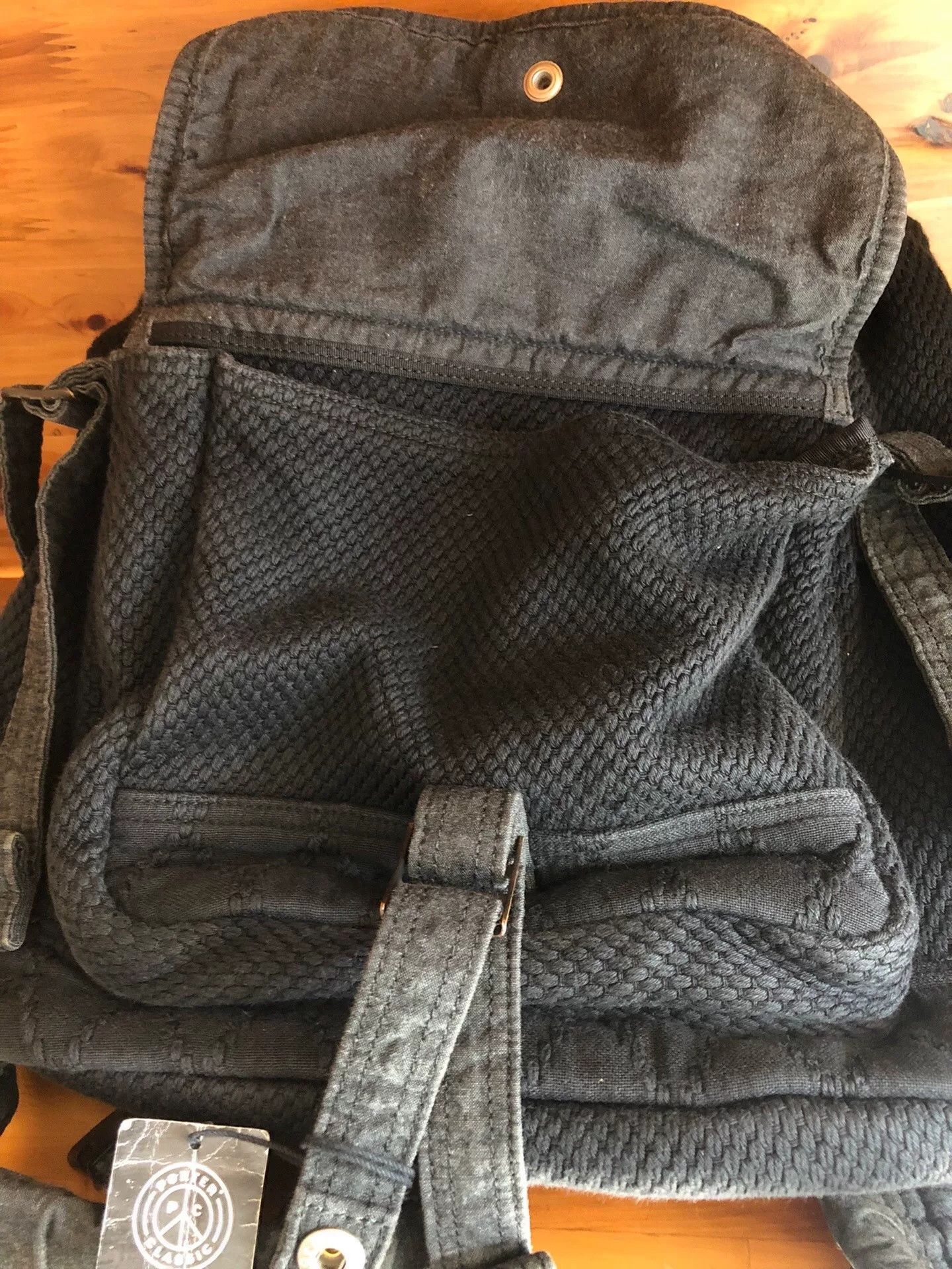 Porter Classic Porter Classic Black Sashiko Backpack Size ONE SIZE - 8 Thumbnail