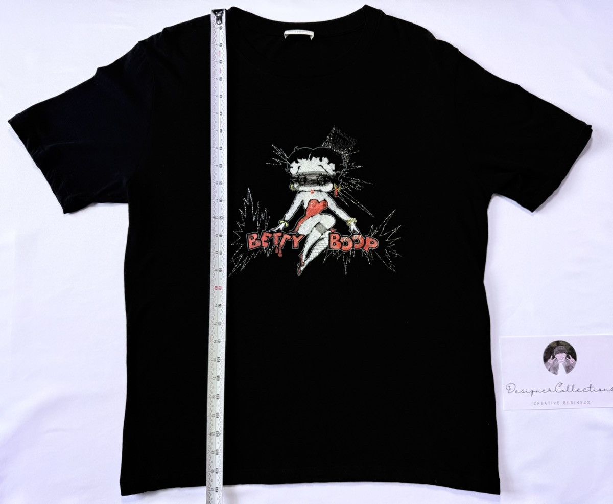 Saint Laurent Paris SAINT LAURENT Betty Boop Embroidered Tee M Size US M / EU 48-50 / 2 - 10 Thumbnail