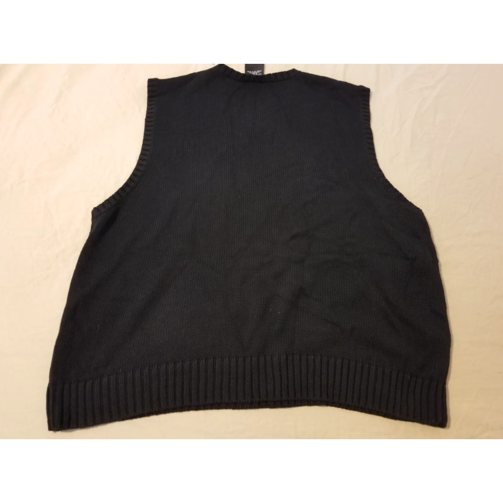 Polo Ralph Lauren VINTAGE Polo Ralph Lauren Vest Sweater 2XL Black Cotton Polo Ralph Lauren Mens Polo Shirt Vest Size US XXL / EU 58 / 5 - 7 Thumbnail