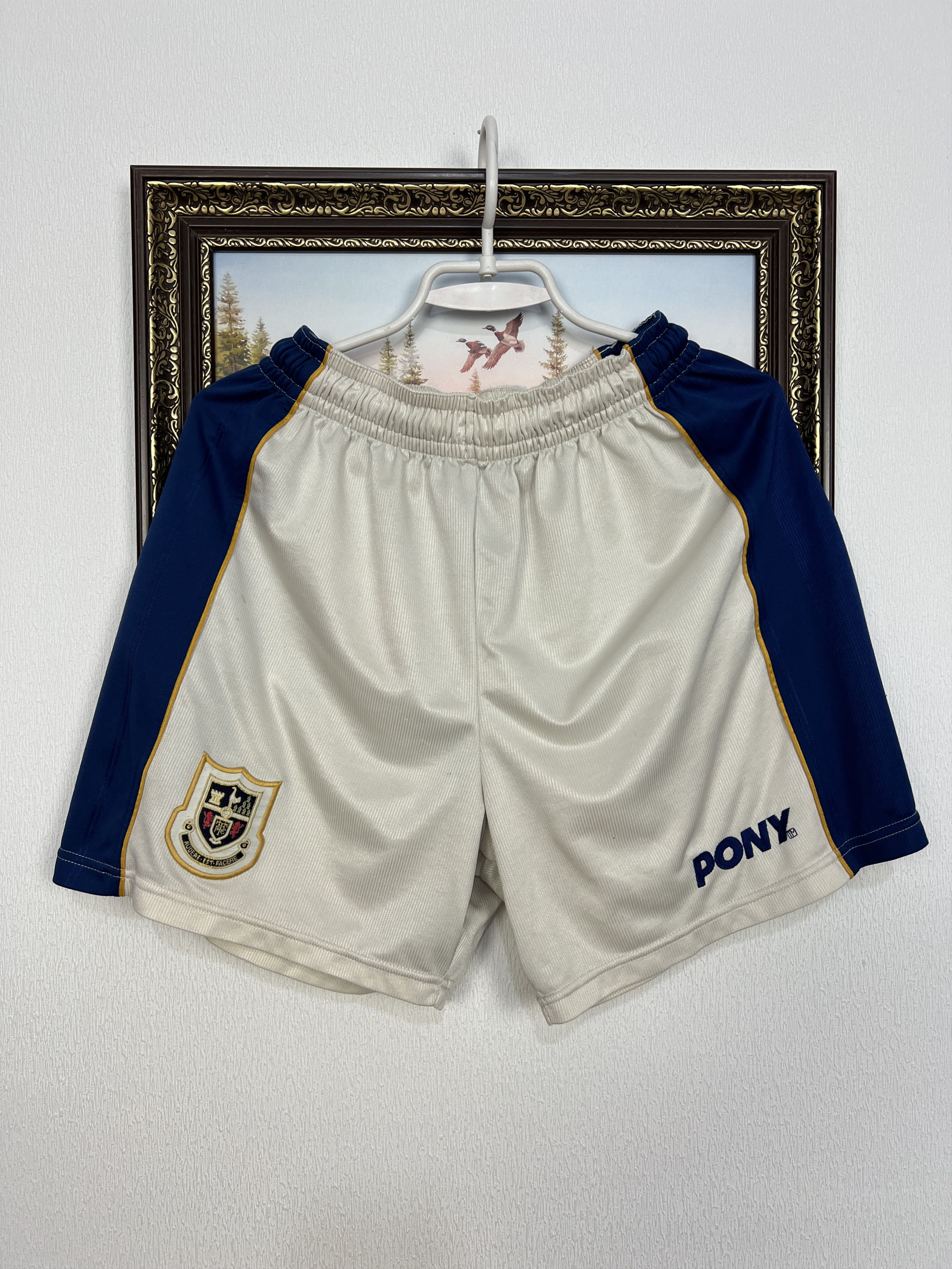 PONY Vintage Tottenham Hotspur Football Shorts Soccer Athletic Size US 34 / EU 50 - 1 Thumbnail