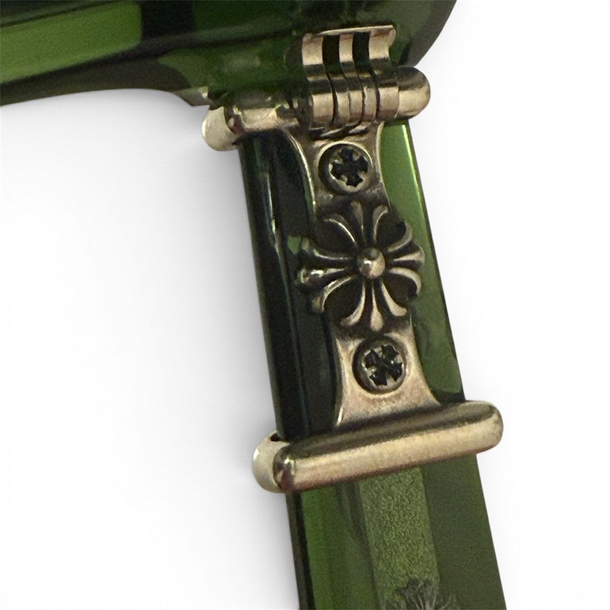 Chrome Hearts CHROME HEARTS VAGILLIONAIRE II GREEN SUNGLASSES Size ONE SIZE - 7 Thumbnail