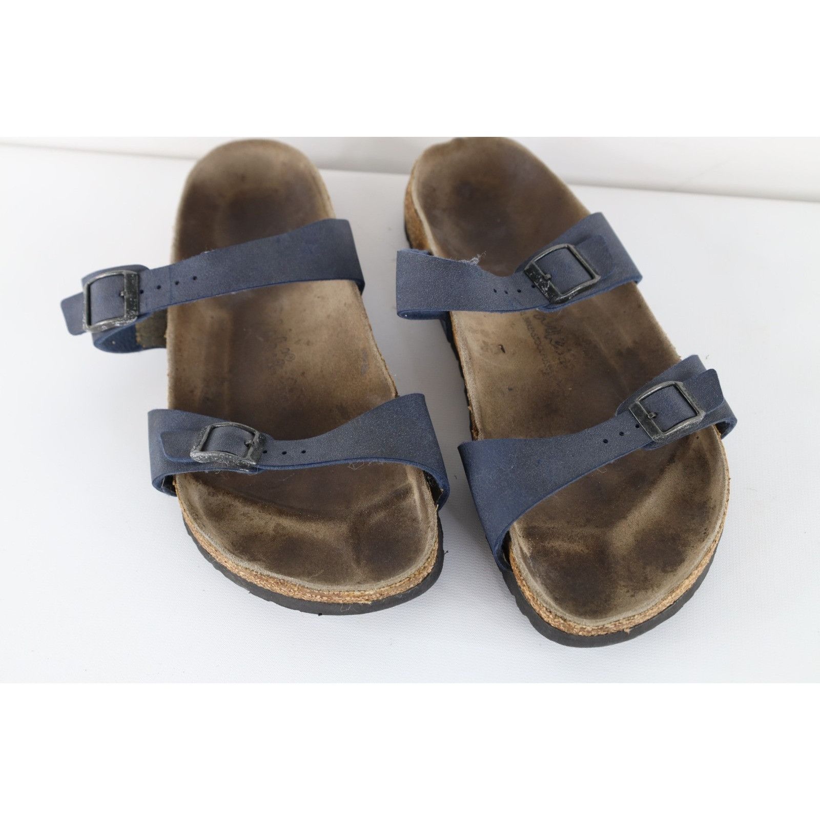 Birkenstock Birkenstock Birkis Distressed Arizona Strap Sandals Size US 10 / IT 40 - 2 Thumbnail