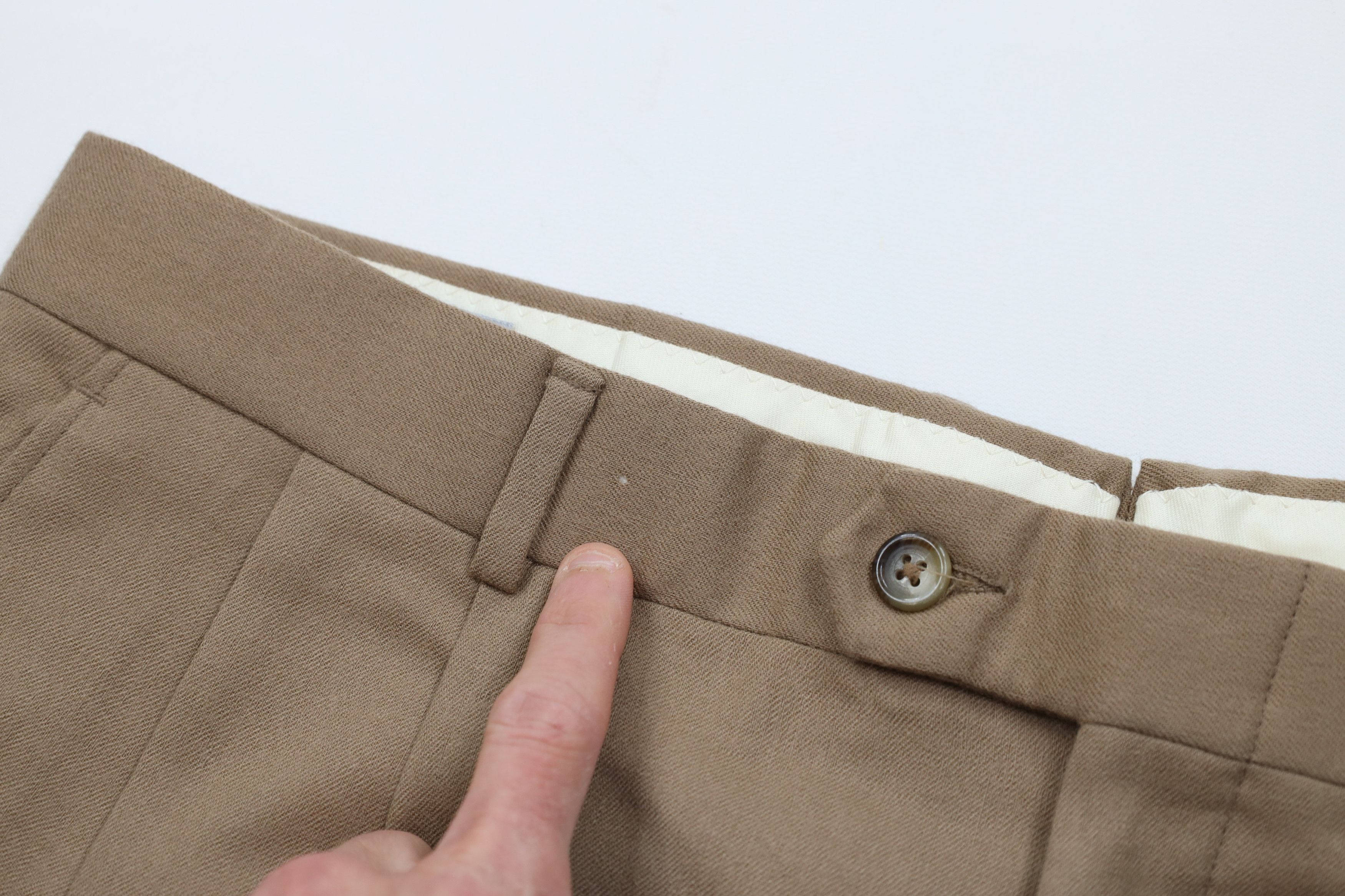 Vintage Vintage 70s 80s Streetwear Knit Wide Leg Chino Pants USA Size US 36 / EU 52 - 7 Thumbnail