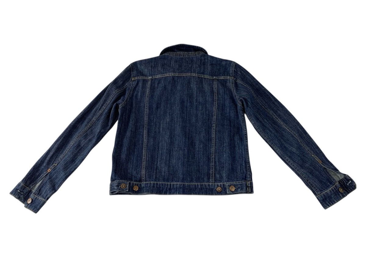 Japanese Brand Earth Music Indigo Denim Jacket Double Pocket Western Size L / US 10 / IT 46 - 2 Thumbnail