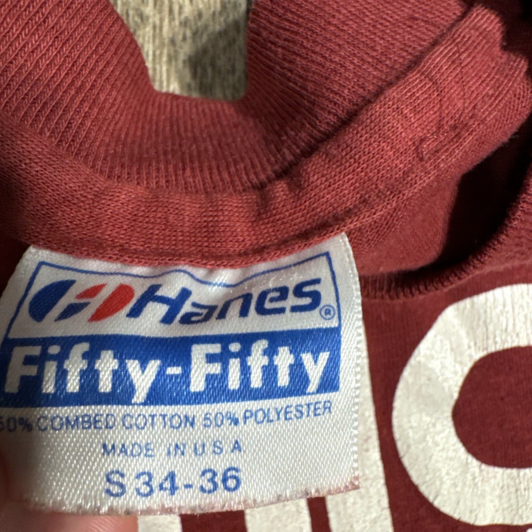 Hanes VINTAGE Horace Mann High School Bronx New York City Red Hanes T-Shirt Small S Unisex Adults Shirt 1987 City Mens Womens Size US S / EU 44-46 / 1 - 6 Thumbnail