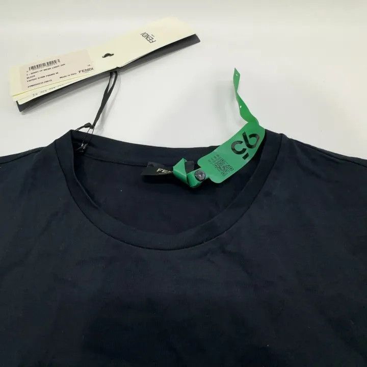 Fendi Fendi Short Sleeve Mesh Logo T-Shirt -2507 Size US M / EU 48-50 / 2 - 7 Thumbnail