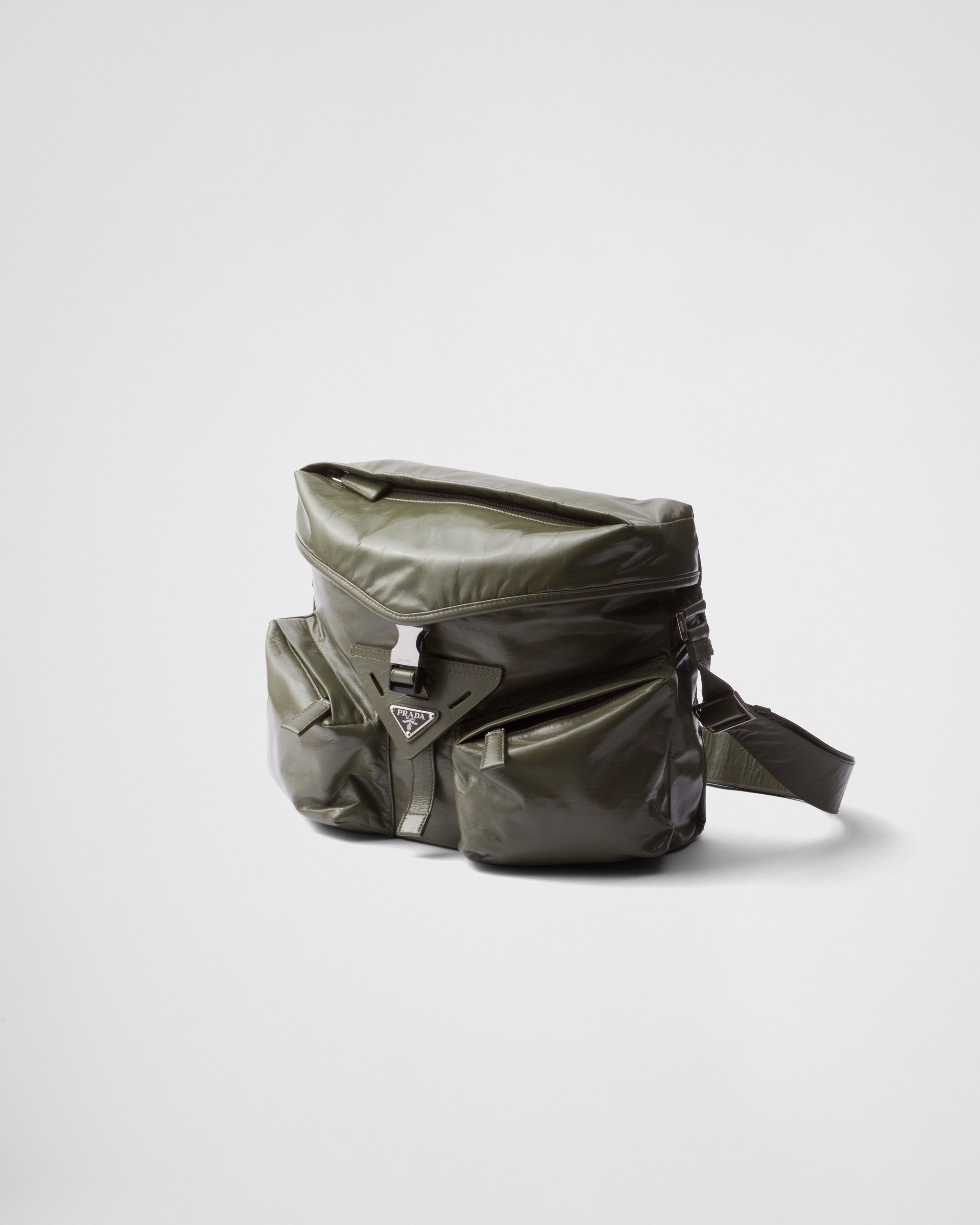 Prada o1la1rc1a0925 Size: OS / Leather Shoulder Bag in Green Size ONE SIZE - 3 Thumbnail