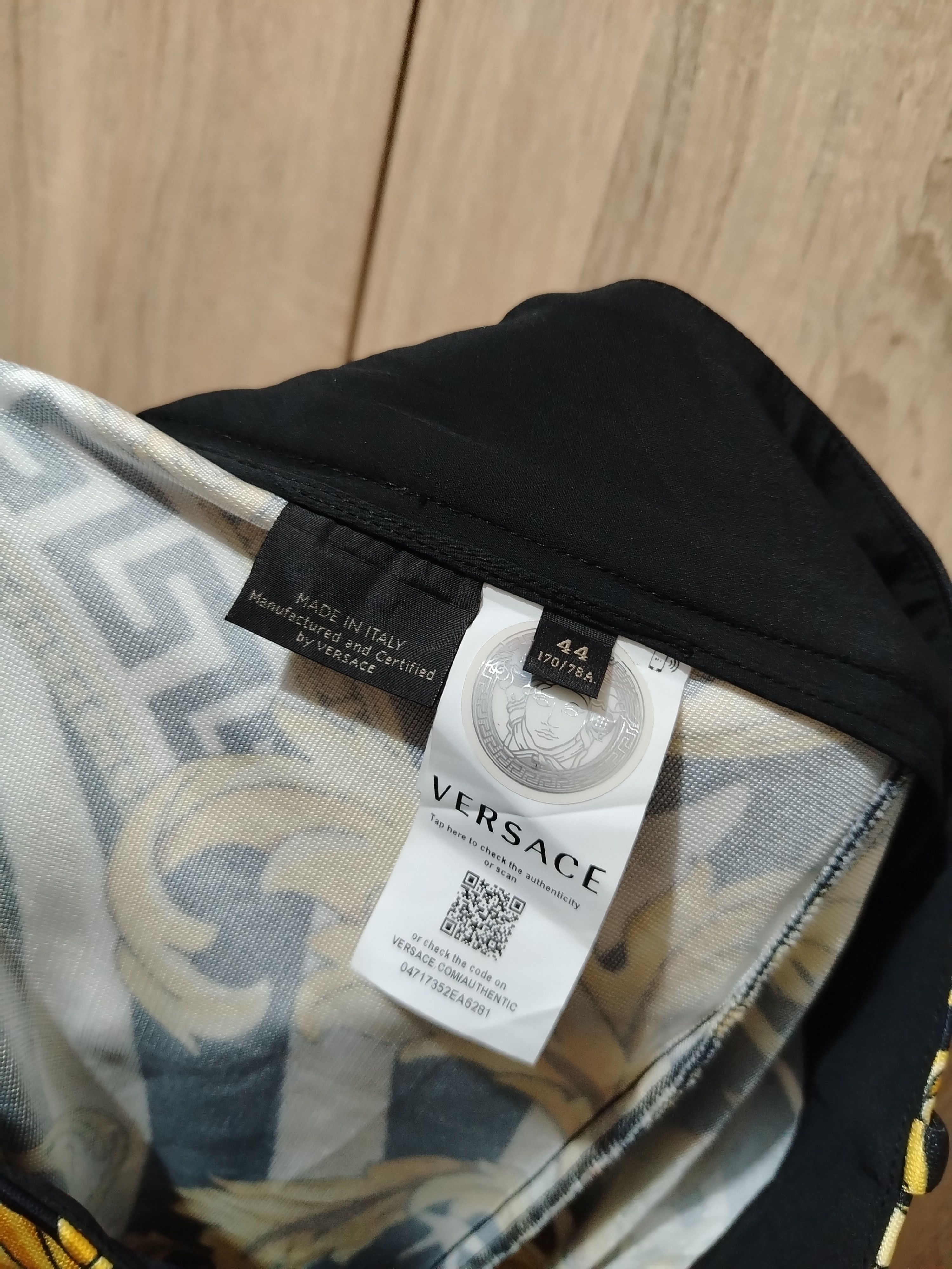 Versace VERSACE printed legging ankle zip Size 29" - 3 Thumbnail