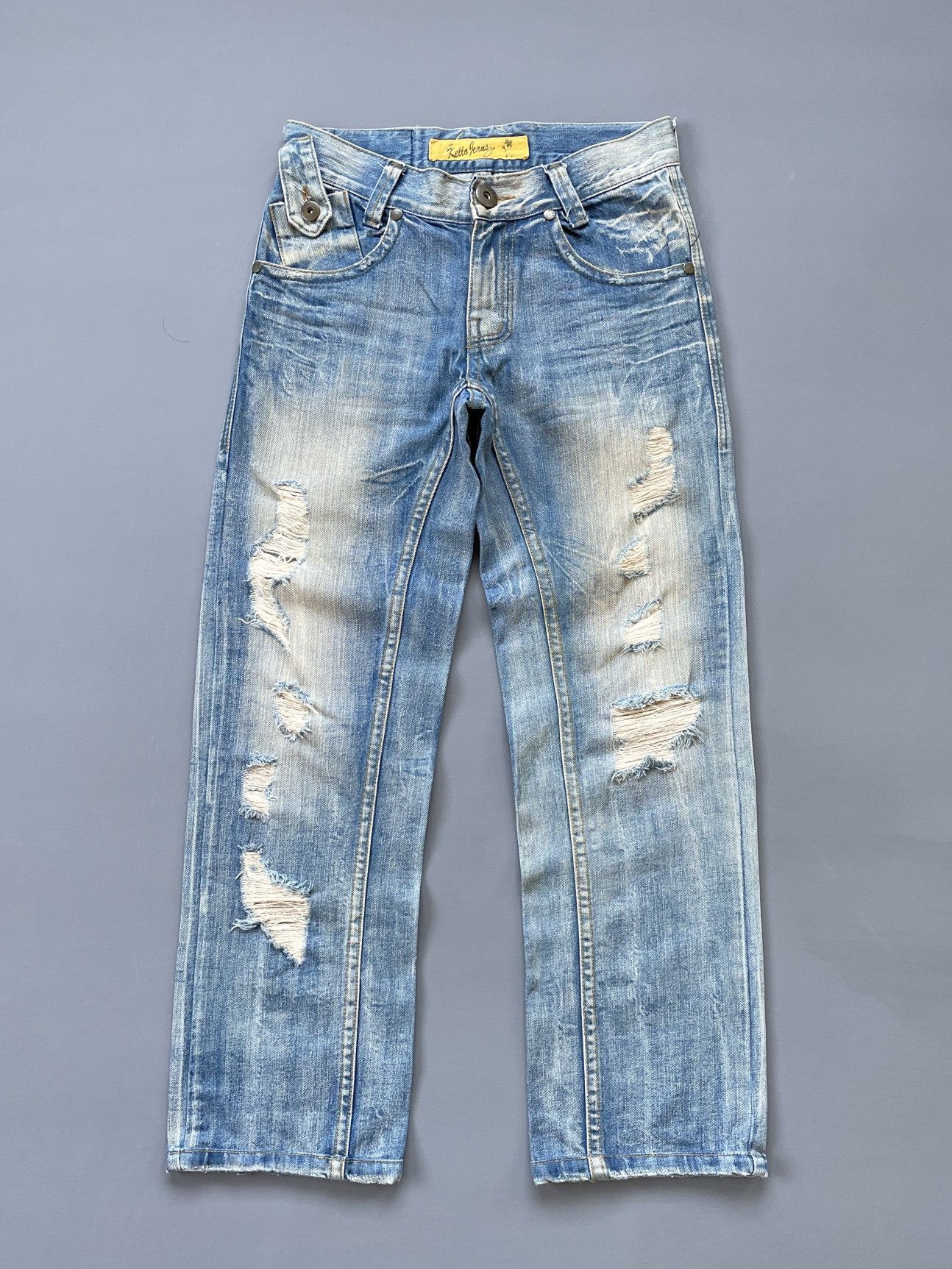Vintage Kello Distressed Jeans Size US 29 - 2 Thumbnail