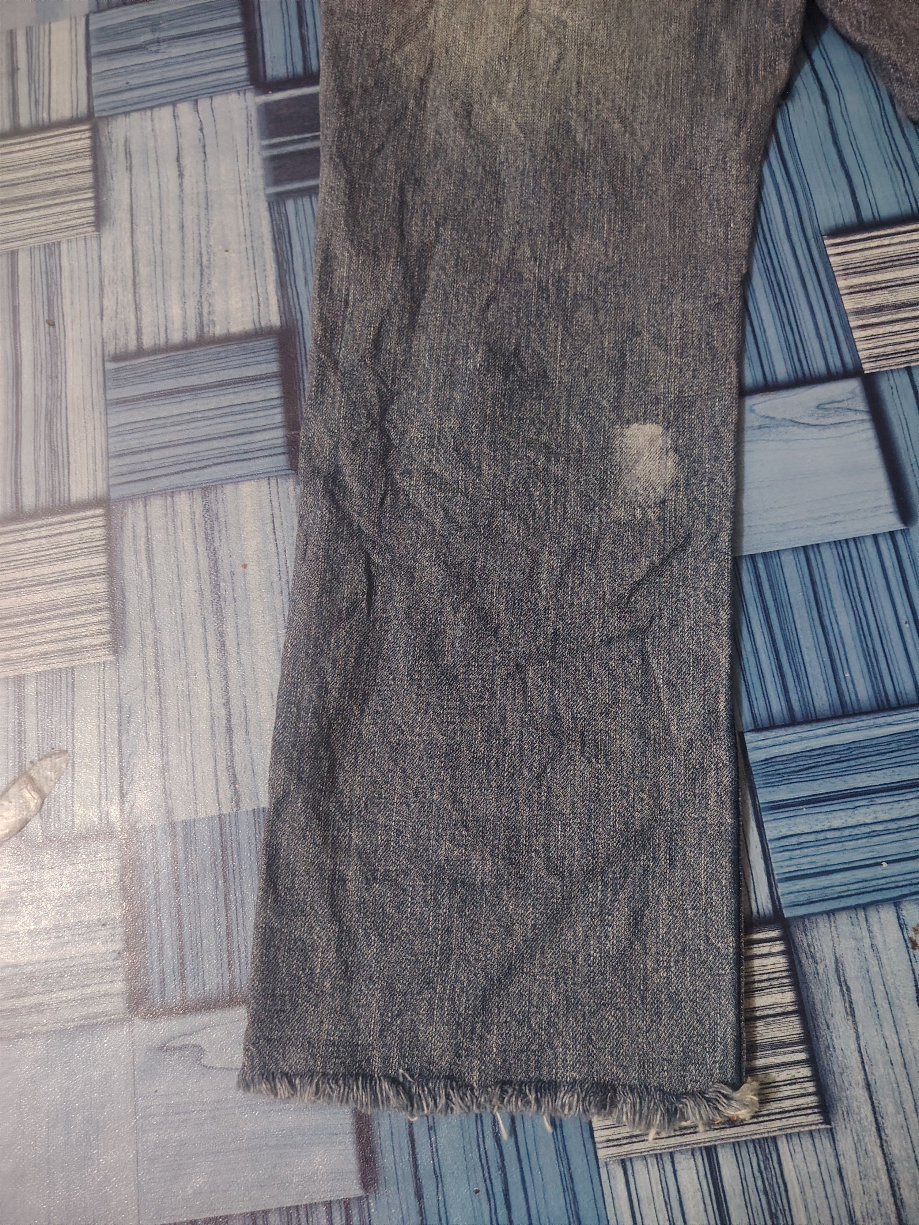 PPFM Japanese PPFM Distressed Jeans Size US 31 - 20 Thumbnail