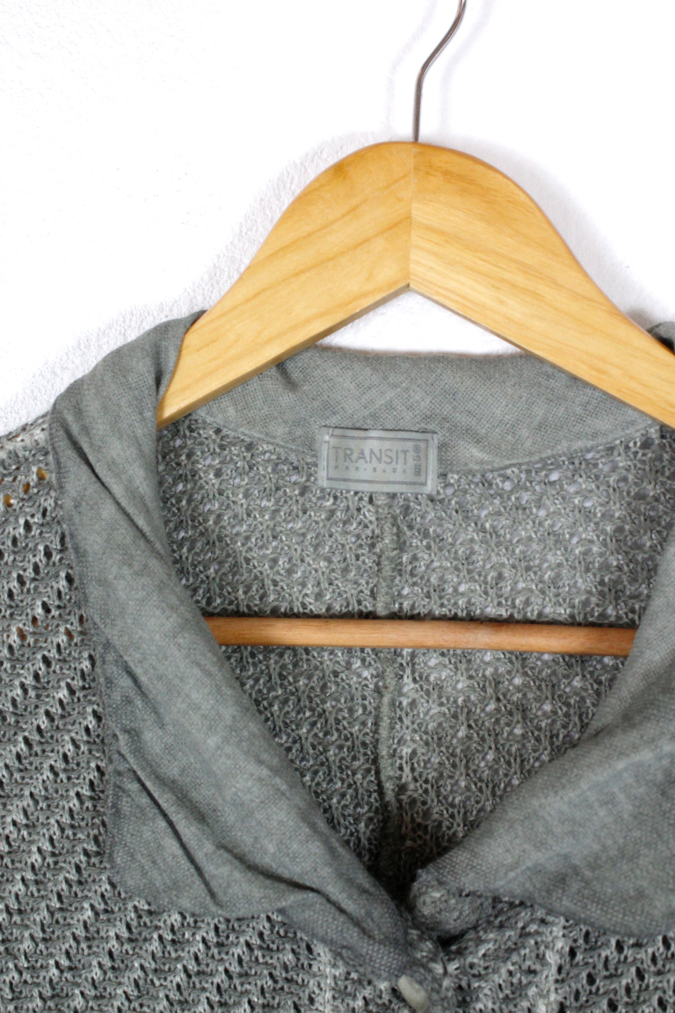 Transit Transit parSuch Avant Garde Heavy Knit Long Cardigan Sweater Size M / US 6-8 / IT 42-44 - 3 Thumbnail