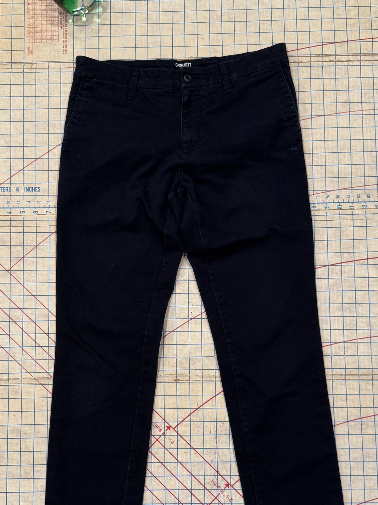 Carhartt Wip Carhartt WIP Sid Pant Mens Size 33 Navy Blue Size US 33 - 2 Thumbnail