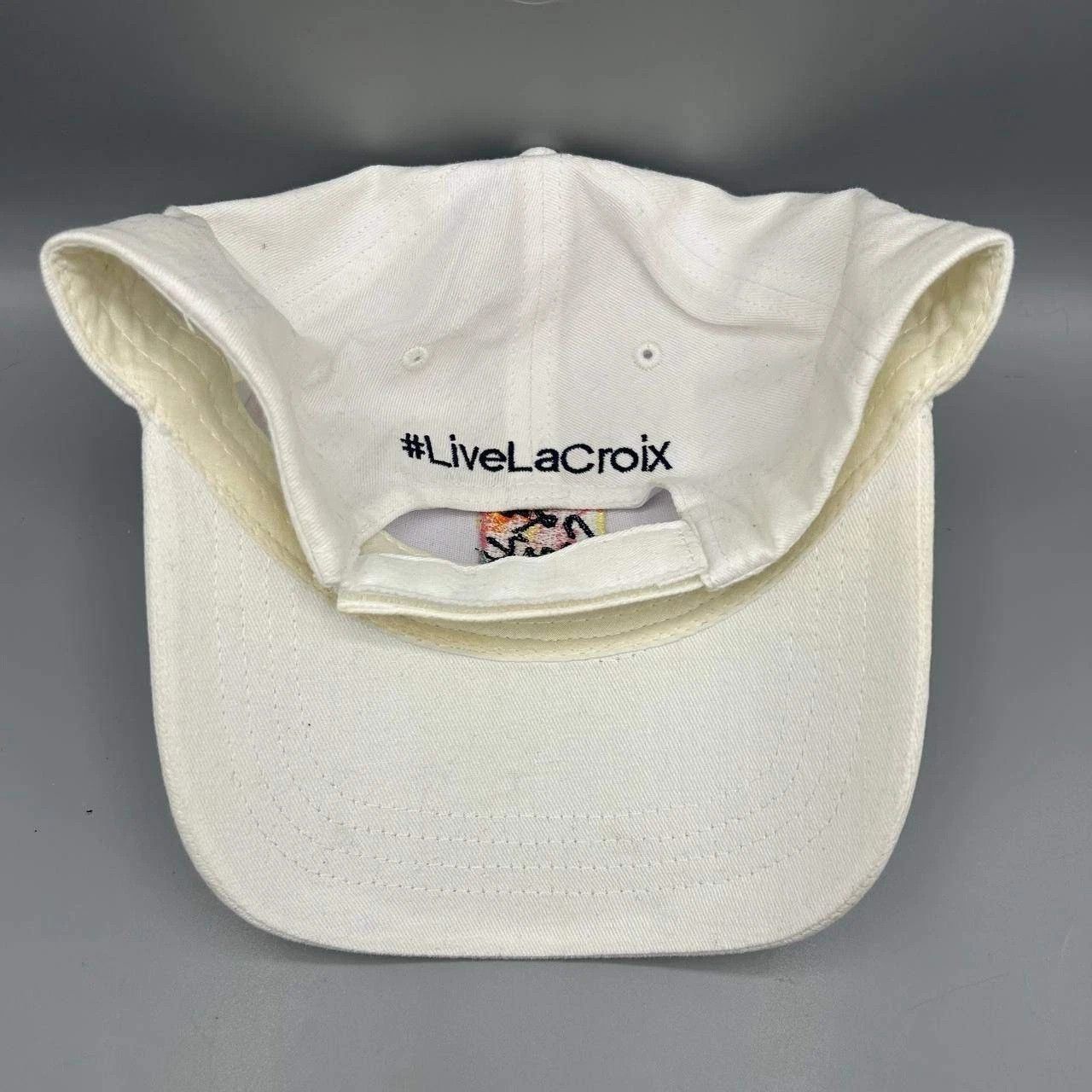 Other La Croix Hat Men White Embroidered Strap Back Cap Size ONE SIZE - 6 Thumbnail