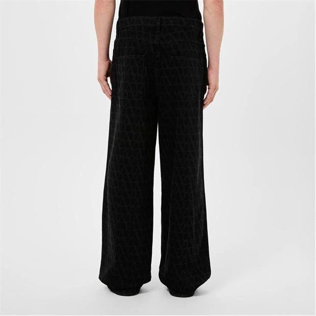 o1g2r1mq0824 All Over Vlogo Jeans in Black