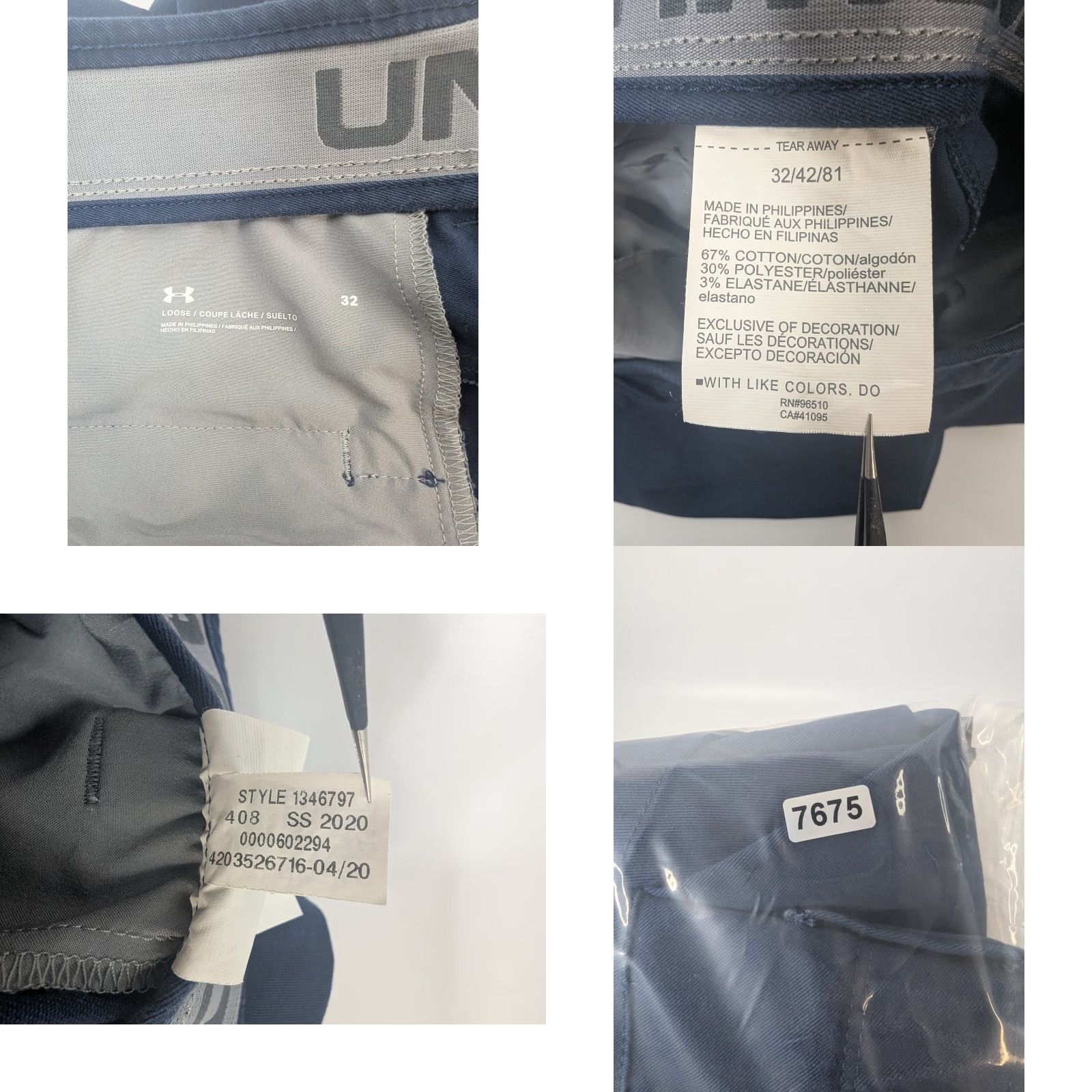 Under Armour Under Armour Golf Shorts Men's 32 10" Inseam Navy Blue Stretch Bermuda Quick Dry Breathable 1346797 Size US 32 / EU 48 - 8 Thumbnail