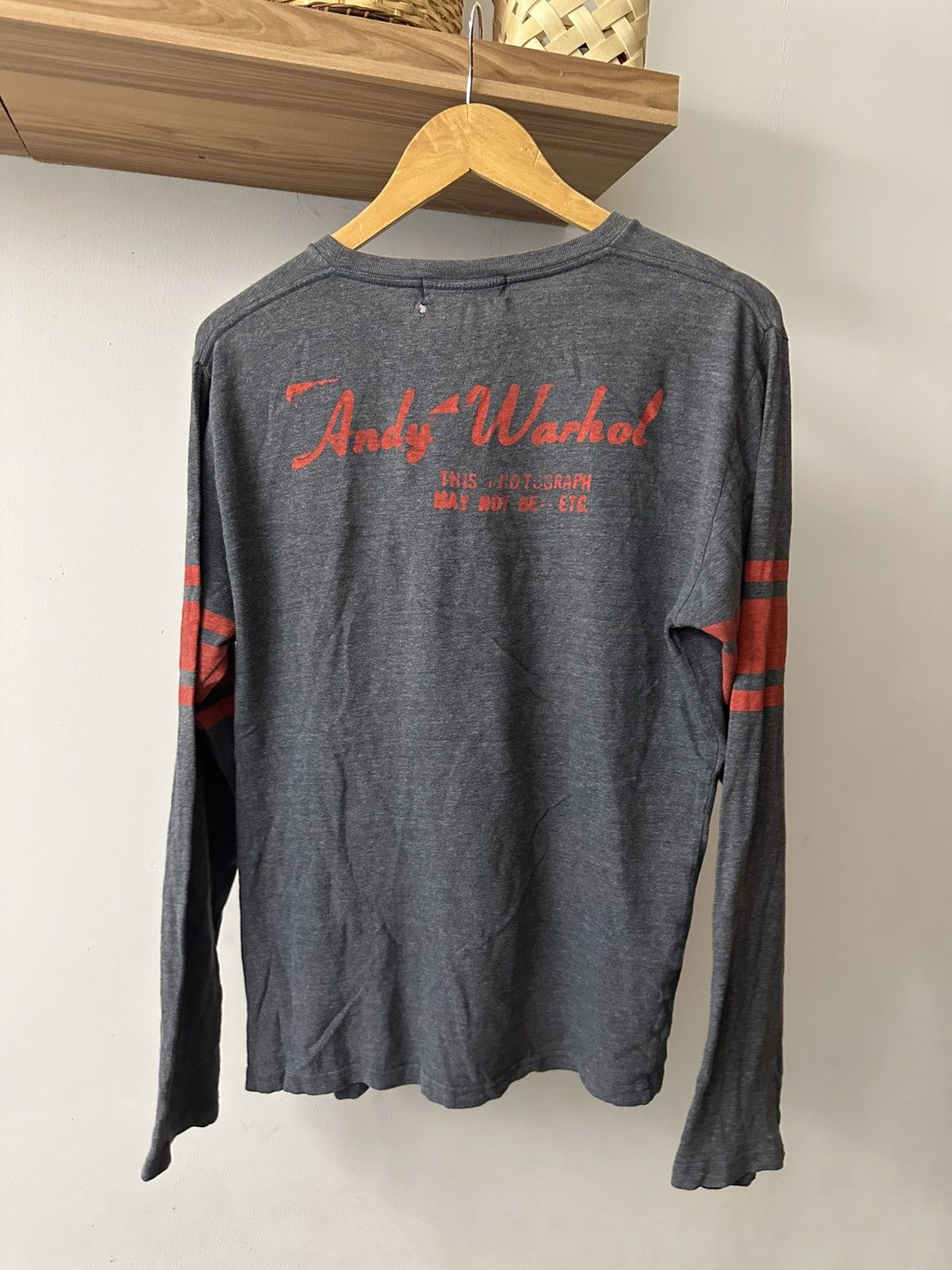 Andy Warhol × Hysteric Glamour Hysteric Glamour x Andy Warhol Hambuger Grey L/S Tee L Size US L / EU 52-54 / 3 - 9 Thumbnail