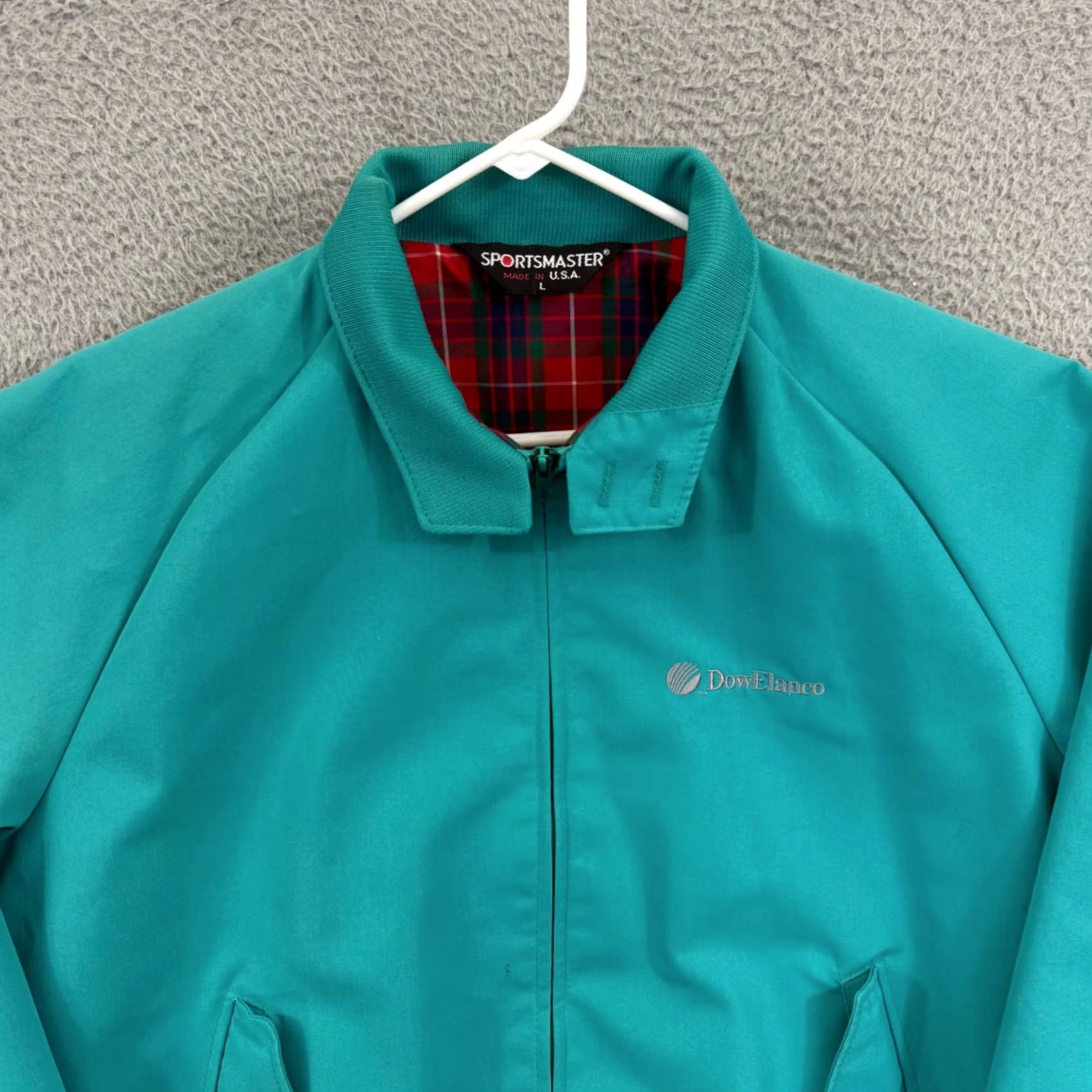 Vintage VINTAGE Sportsmaster Jacket Mens Large Blue Plaid Lined Zip Bomber Sport USA Jacket Size US L / EU 52-54 / 3 - 3 Thumbnail