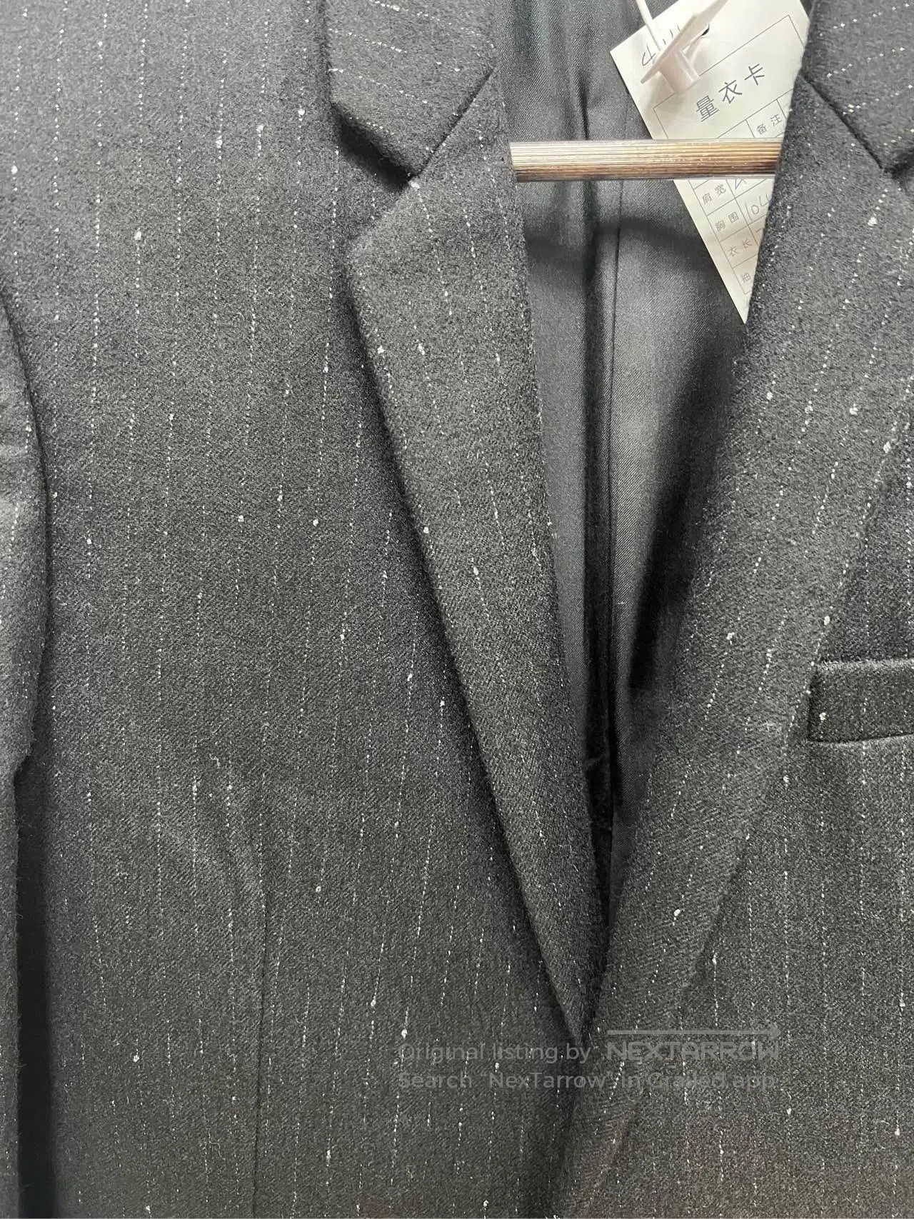 Saint Laurent Paris Saint Laurent Silver Stripe Suit Jacket. Size US M / EU 48-50 / 2 - 3 Thumbnail