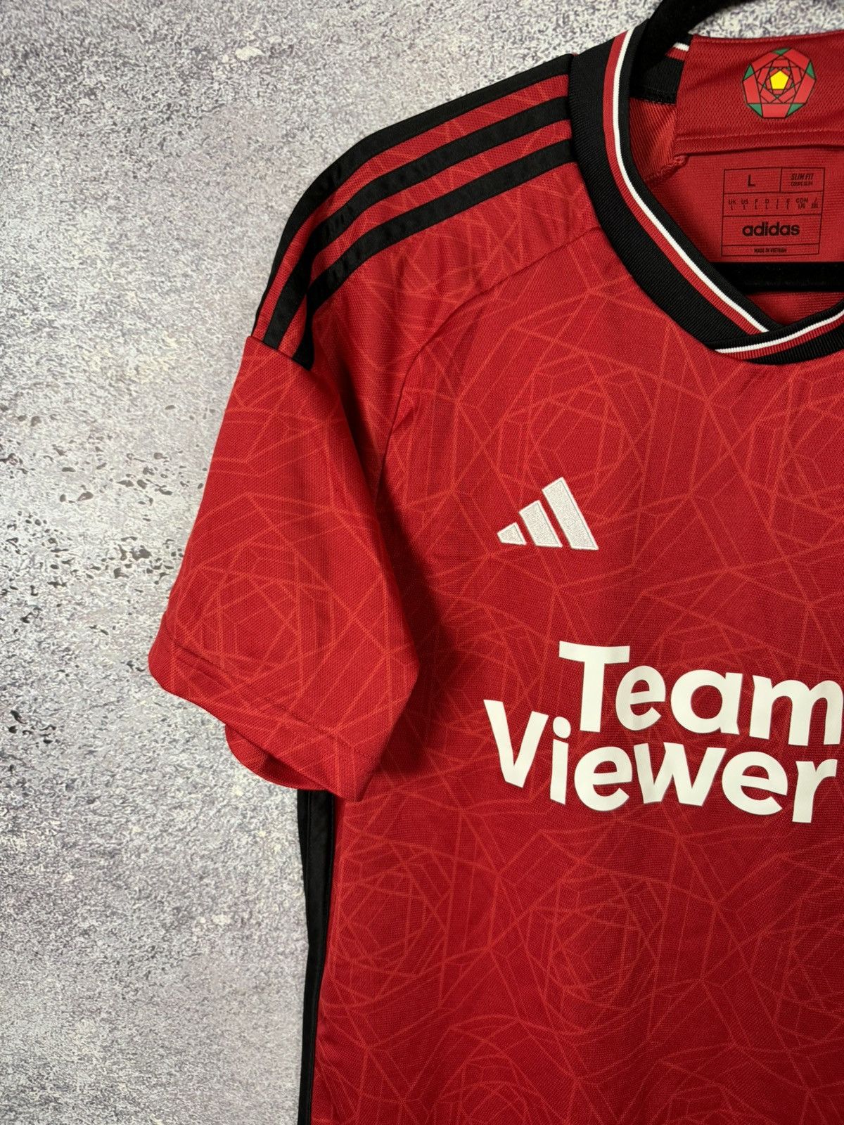 Adidas × Vintage Vintage Manchester United 2023/24 Adidas Soccer Jersey Large Size US L / EU 52-54 / 3 - 4 Thumbnail