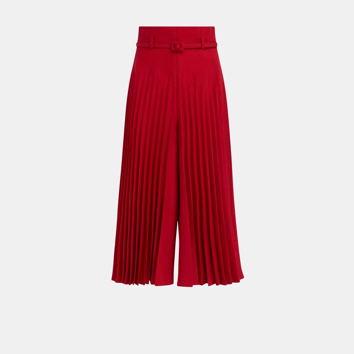 Dior o1bcso1str0225 Pleated Pants in Red Size 27" / US 4 / IT 40 - 1 Thumbnail