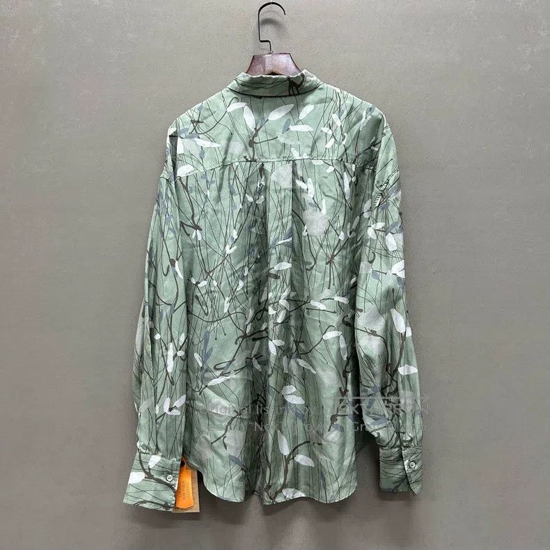 Brunello Cucinelli Brunello Cucinelli Silk Printed Shirt Size US S / EU 44-46 / 1 - 2 Thumbnail