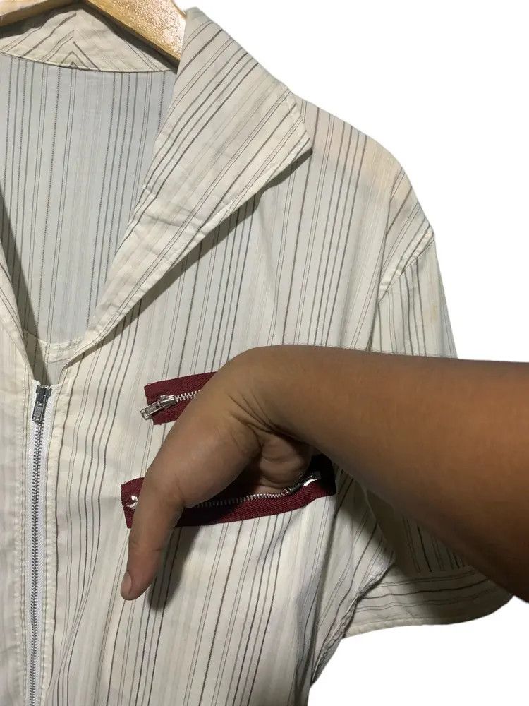 PPFM PPFM striped front slit zipper pocket classic shirt Size US L / EU 52-54 / 3 - 3 Thumbnail