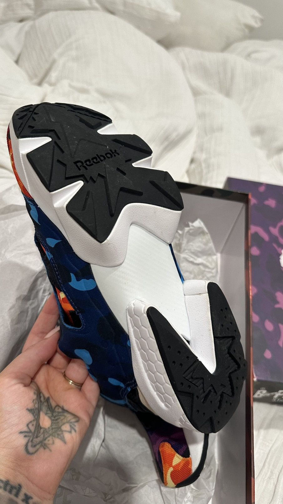Reebok Bape x Reebok Instapump Fury Size US 8 / EU 41 - 4 Thumbnail