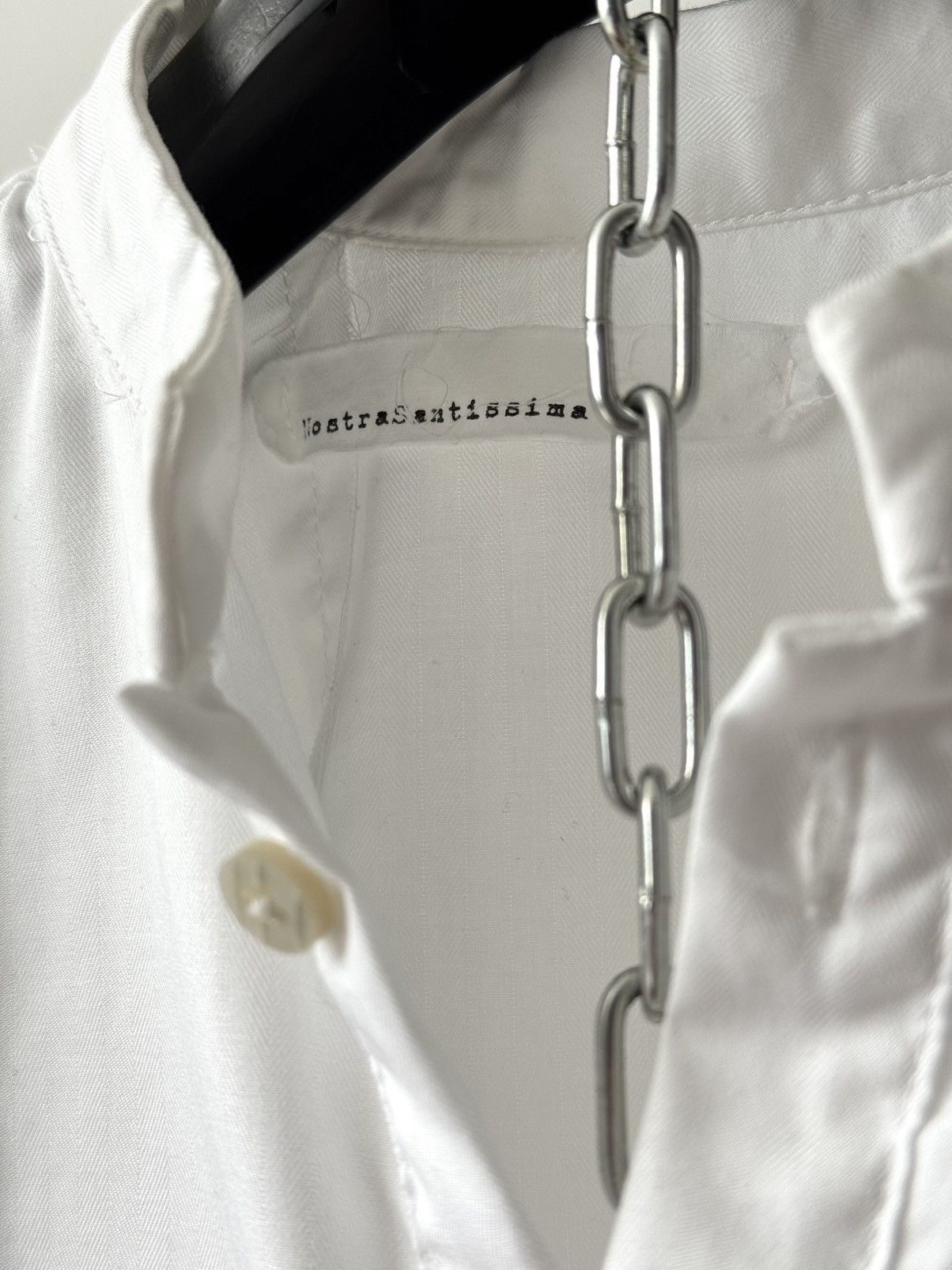 Nostra Santissima Nostra Santissima White Button Shirt Size US S / EU 44-46 / 1 - 4 Thumbnail