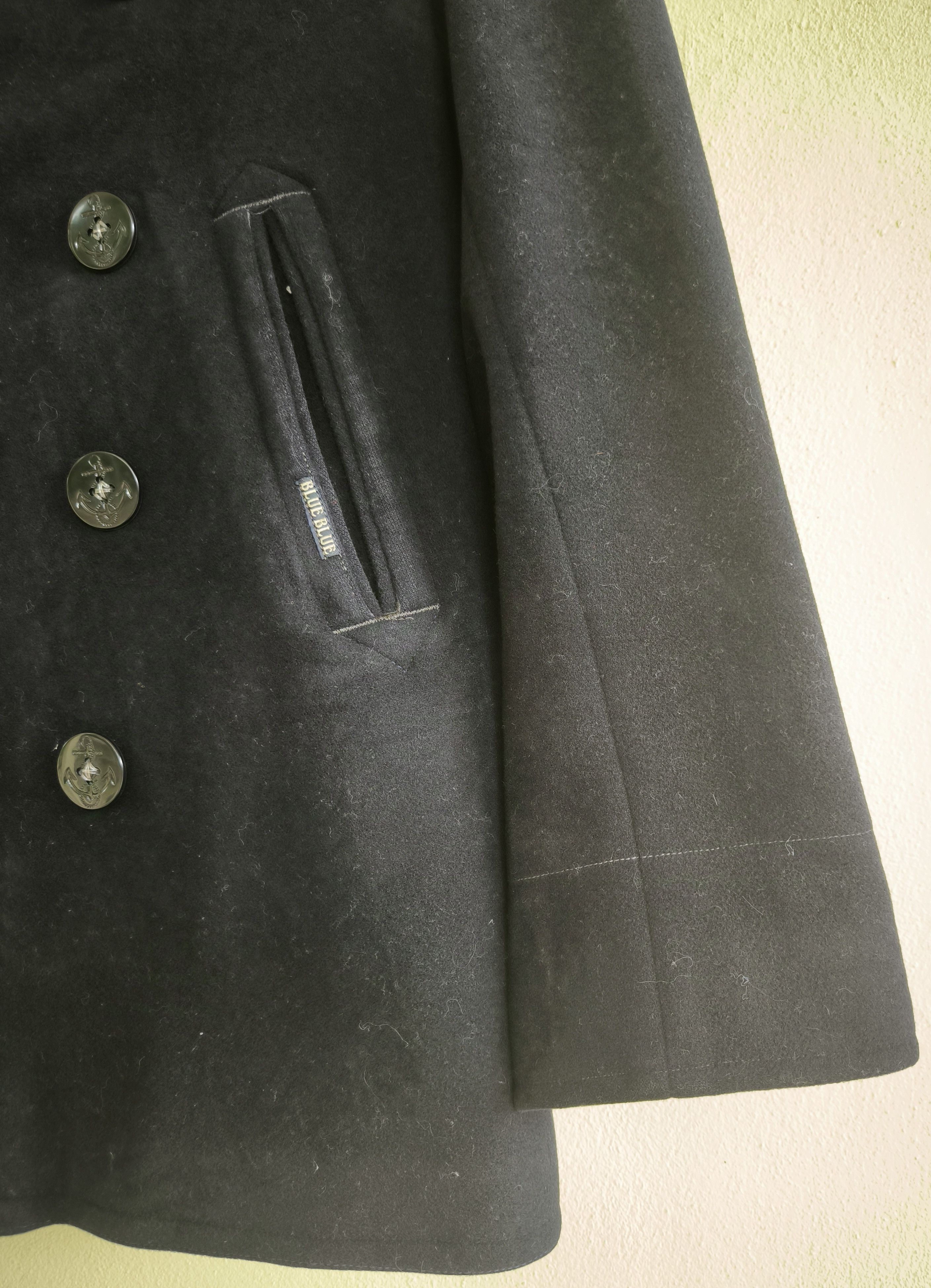 Blue Blue Japan BLUE BLUE JAPAN double breasted wool coat jacket Size US S / EU 44-46 / 1 - 3 Thumbnail