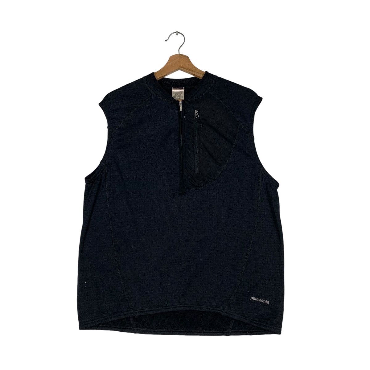 PATAGONIA Polartec Half Zipper Sleeveless Vest #1236-C56