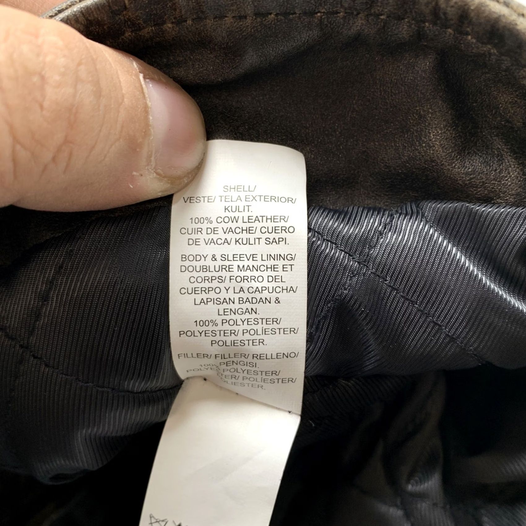 Lucky Brand Lucky Brand Bonneville Leather Moto Jacket Brown Mens 2XL Motorcycle Jacket Casual Size US XXL / EU 58 / 5 - 5 Thumbnail